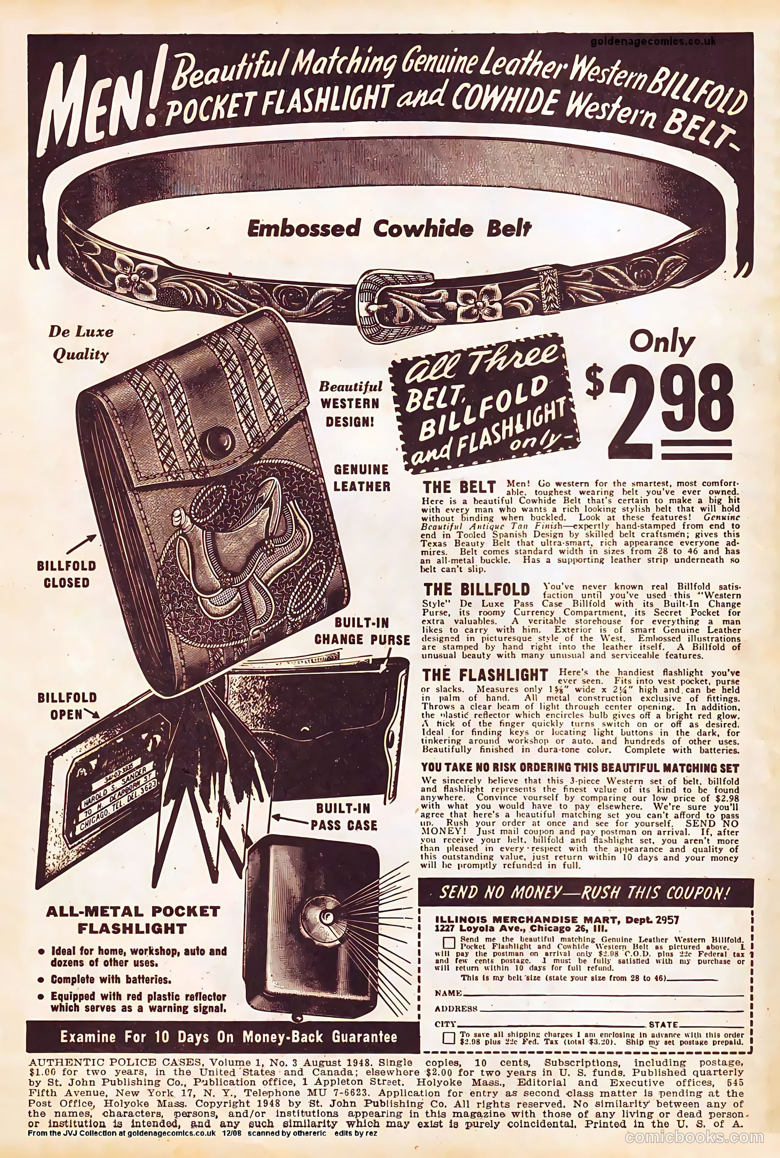 Authentic Police Cases #3 (1948) — page 2 of 36