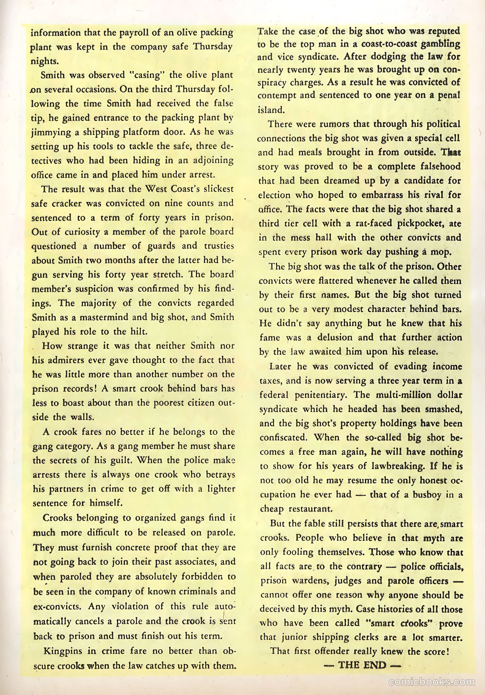Authentic Police Cases #30 (1953) — page 25 of 36