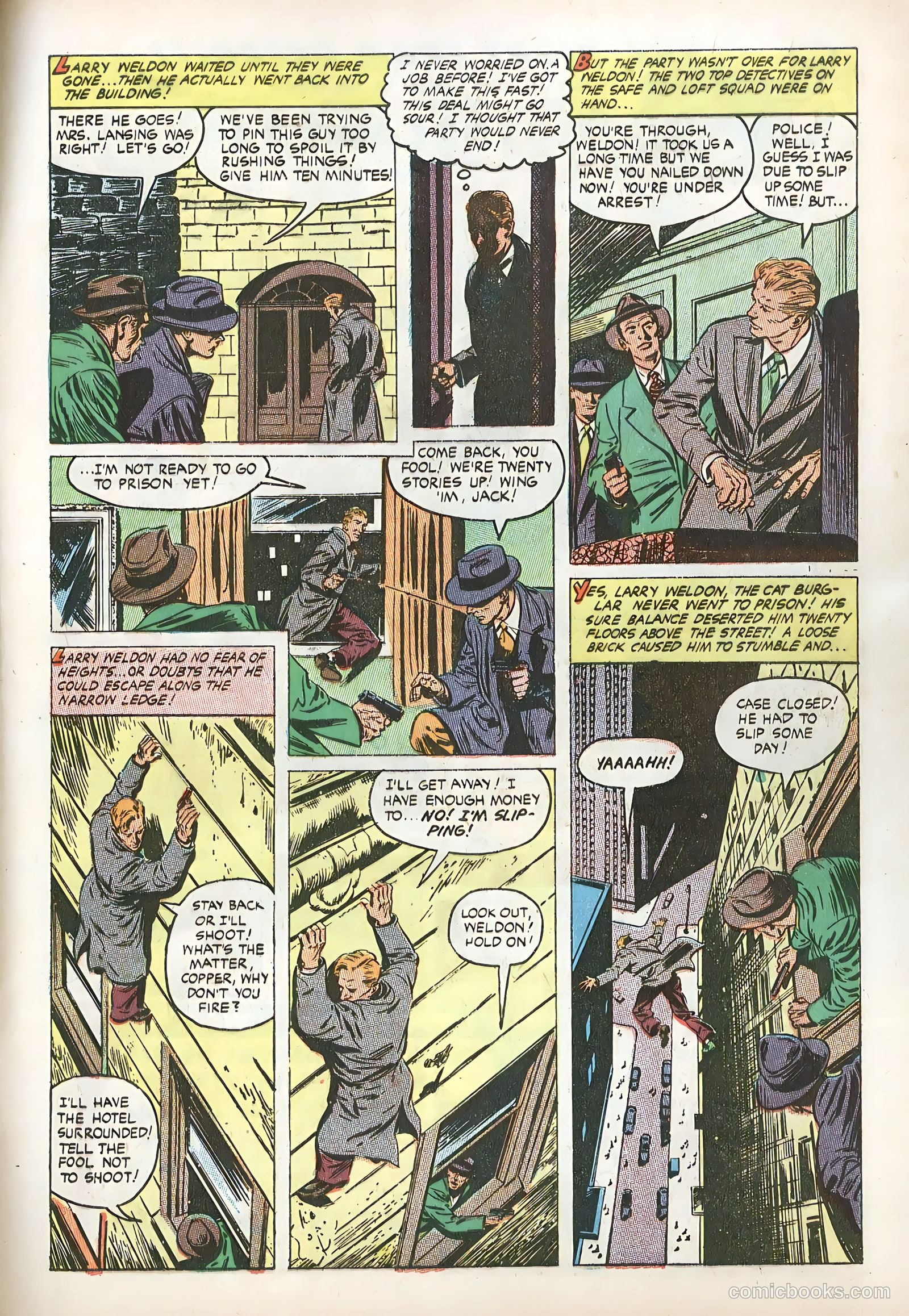 Authentic Police Cases #30 (1953) — page 33 of 36