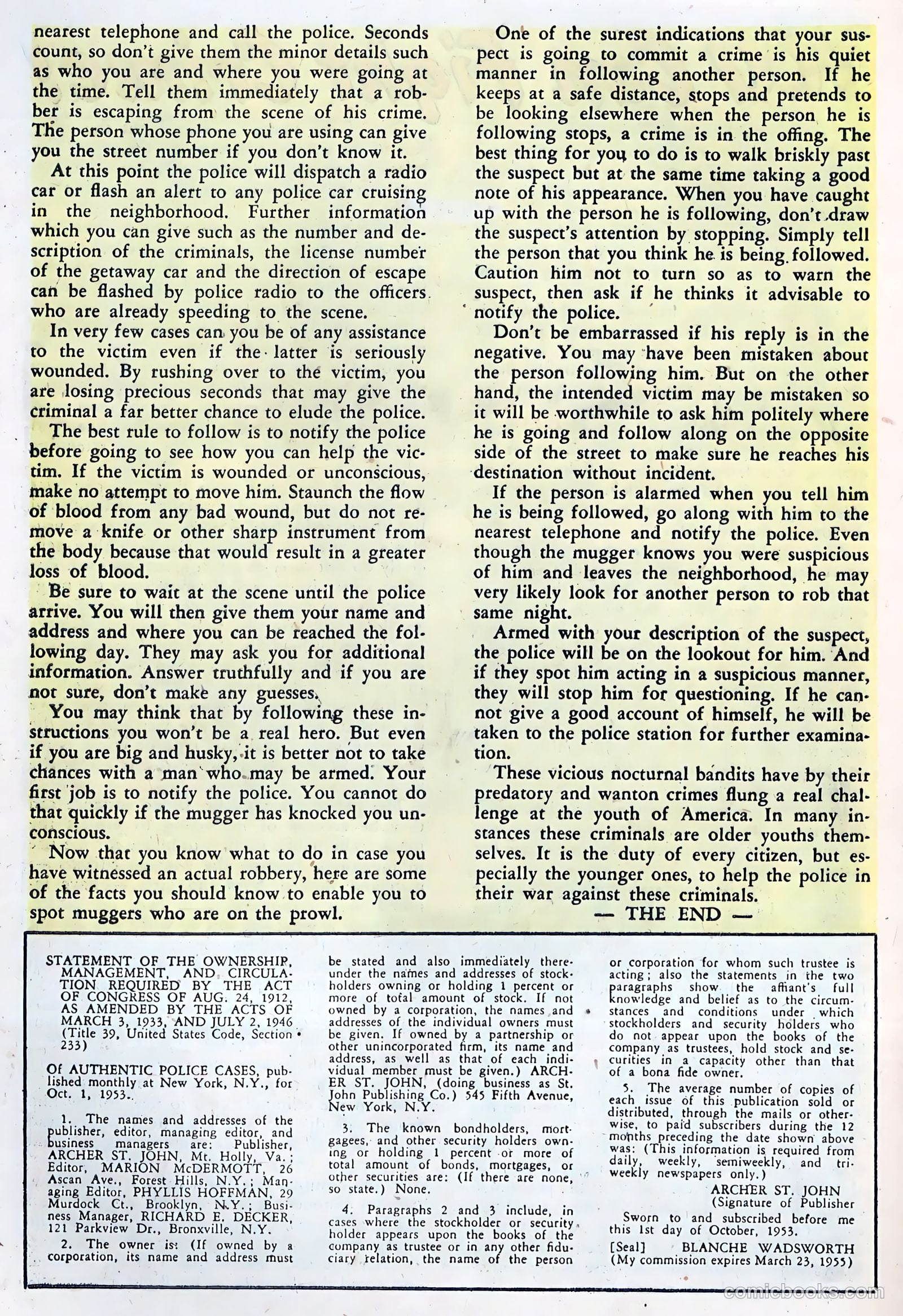 Authentic Police Cases #31 (1954) — page 28 of 36