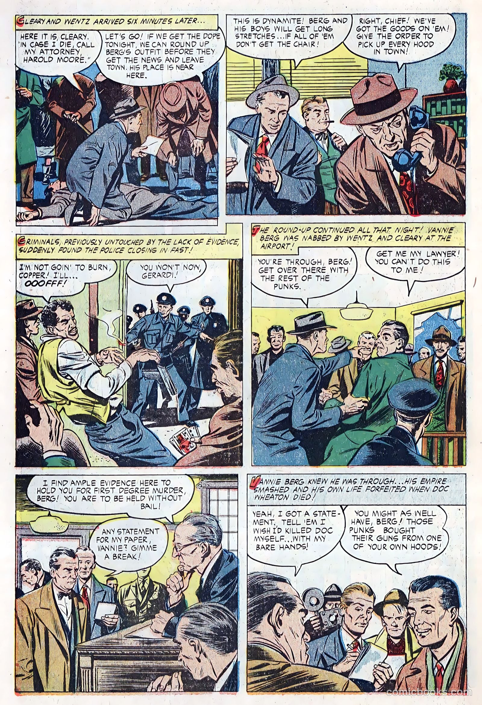 Authentic Police Cases #31 (1954) — page 34 of 36