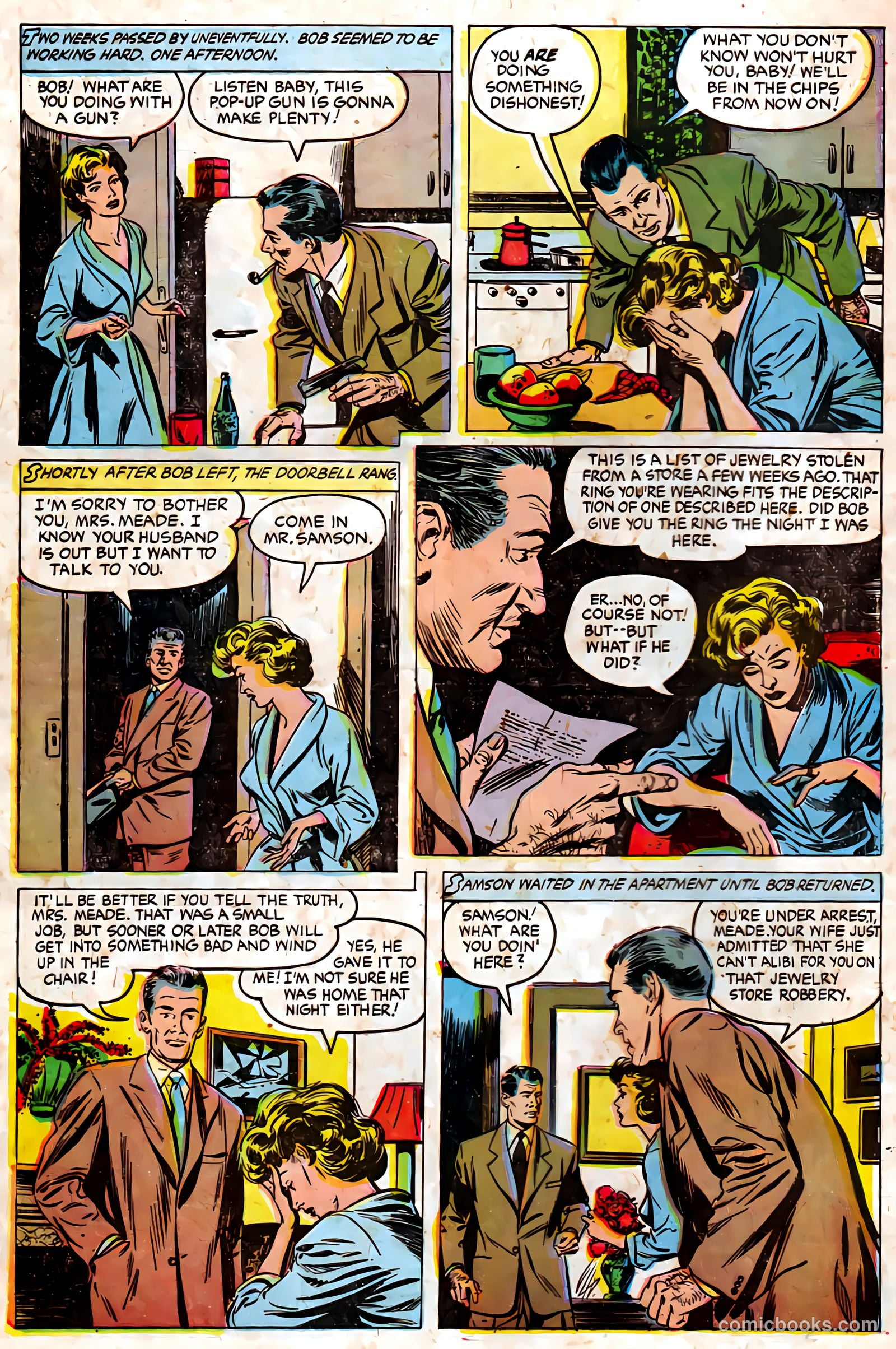 Authentic Police Cases #32 (1954) — page 32 of 36