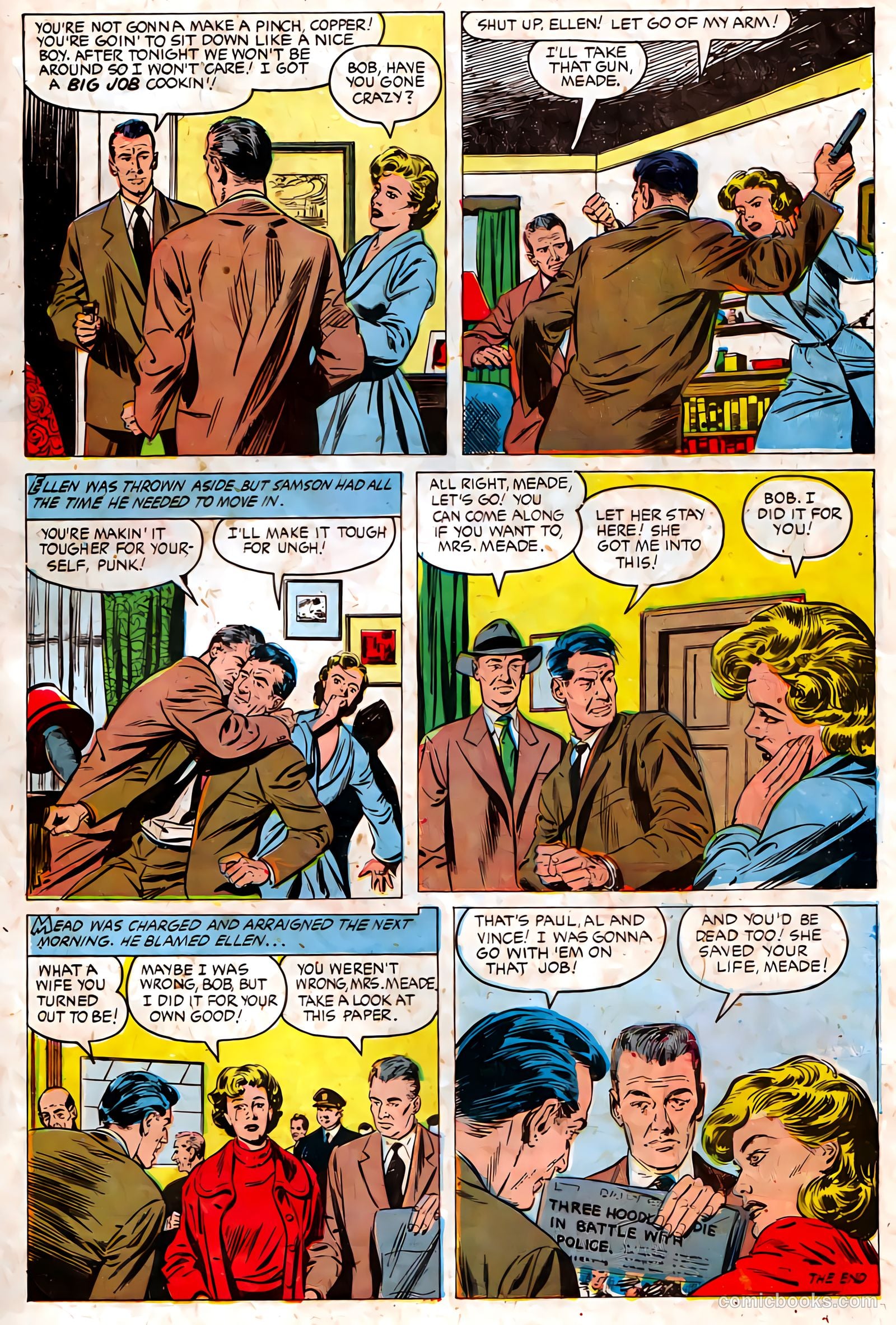Authentic Police Cases #32 (1954) — page 33 of 36