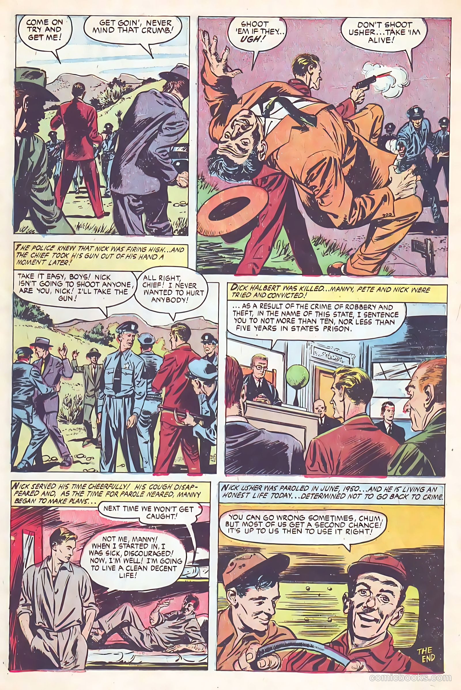 Authentic Police Cases #33 (1954) — page 22 of 36