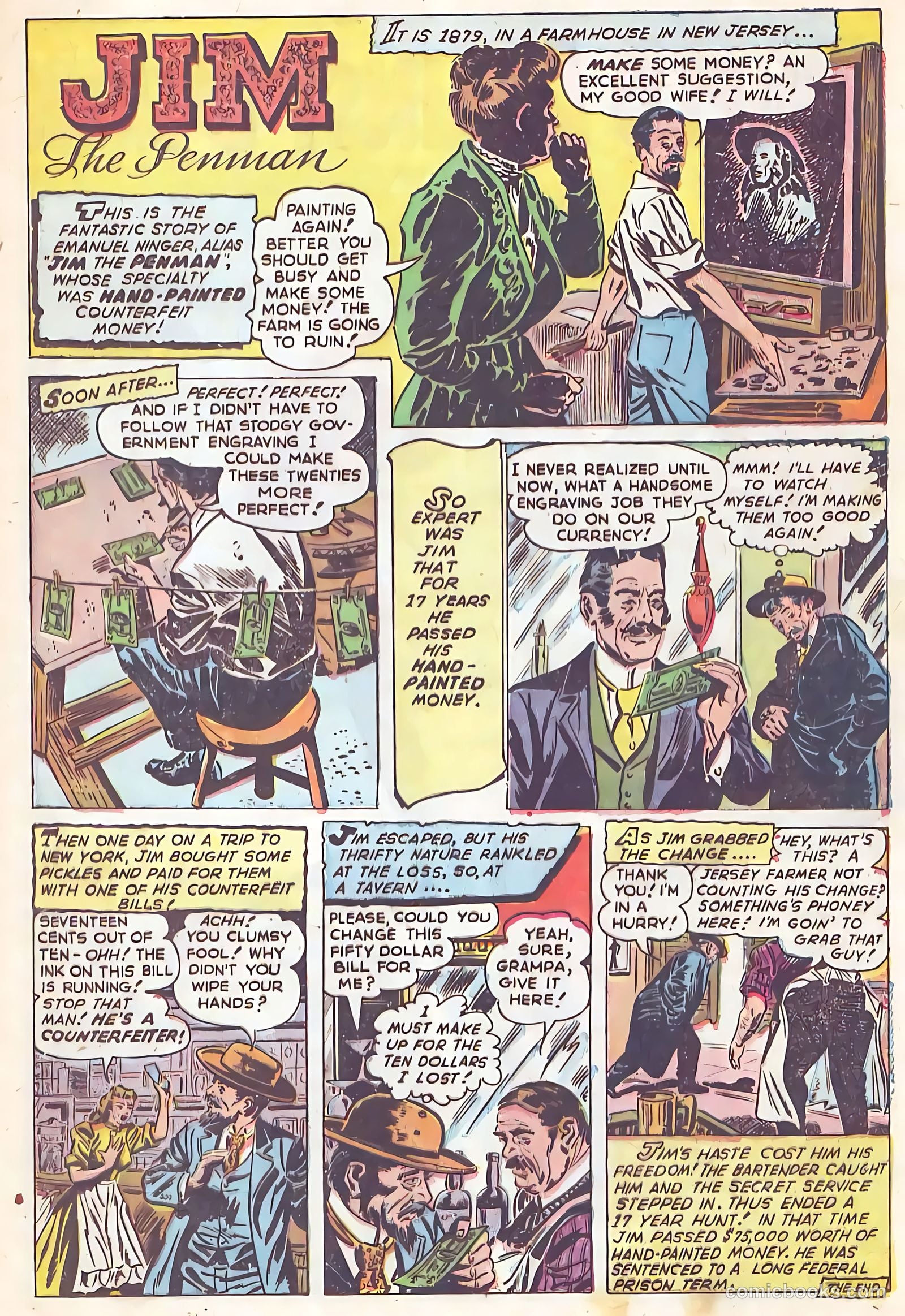 Authentic Police Cases #33 (1954) — page 25 of 36
