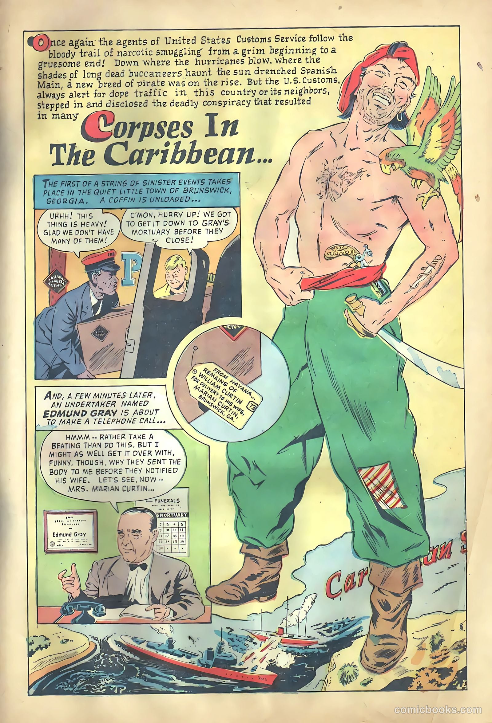 Authentic Police Cases #34 (1954) — page 25 of 36