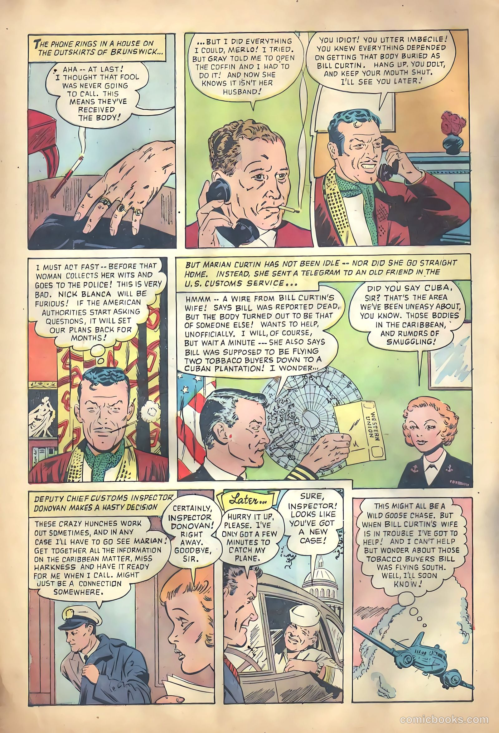 Authentic Police Cases #34 (1954) — page 28 of 36