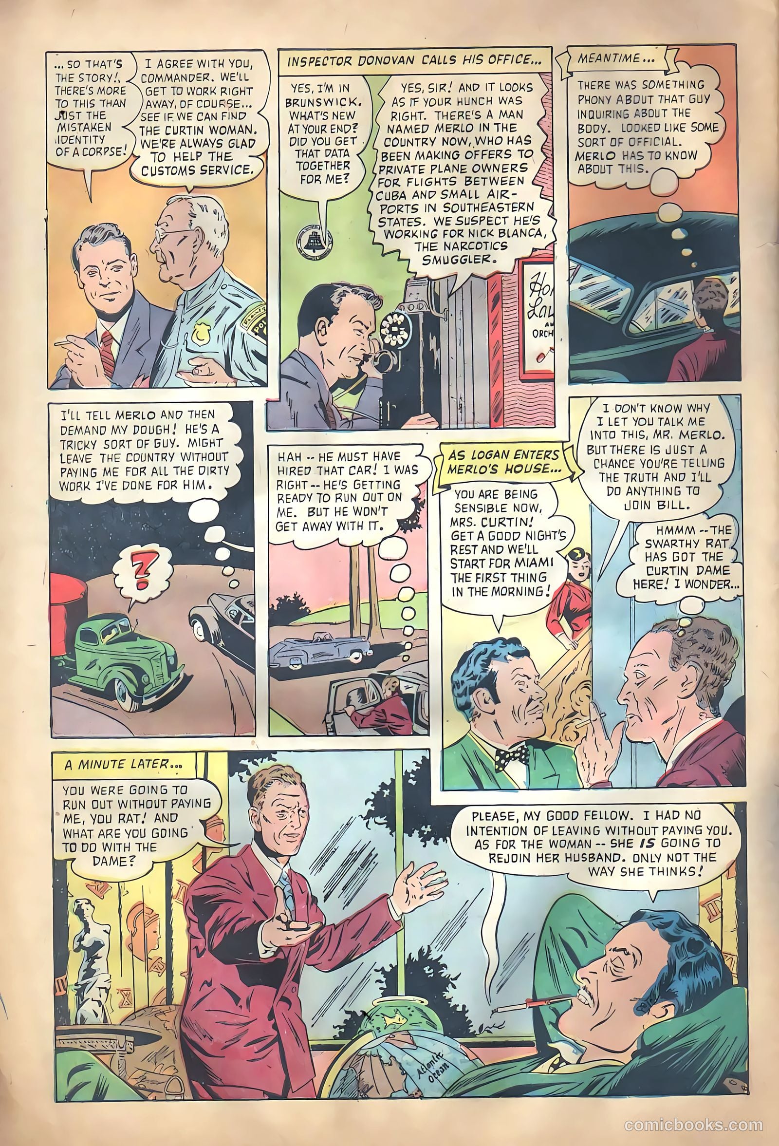 Authentic Police Cases #34 (1954) — page 30 of 36