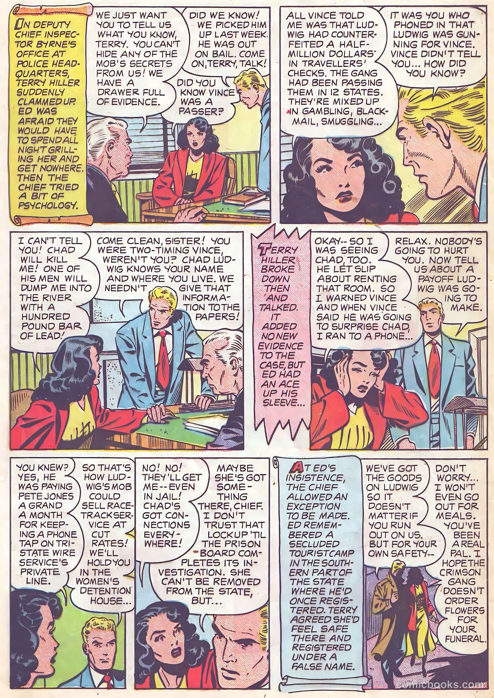 Authentic Police Cases #35 (1954) — page 5 of 36