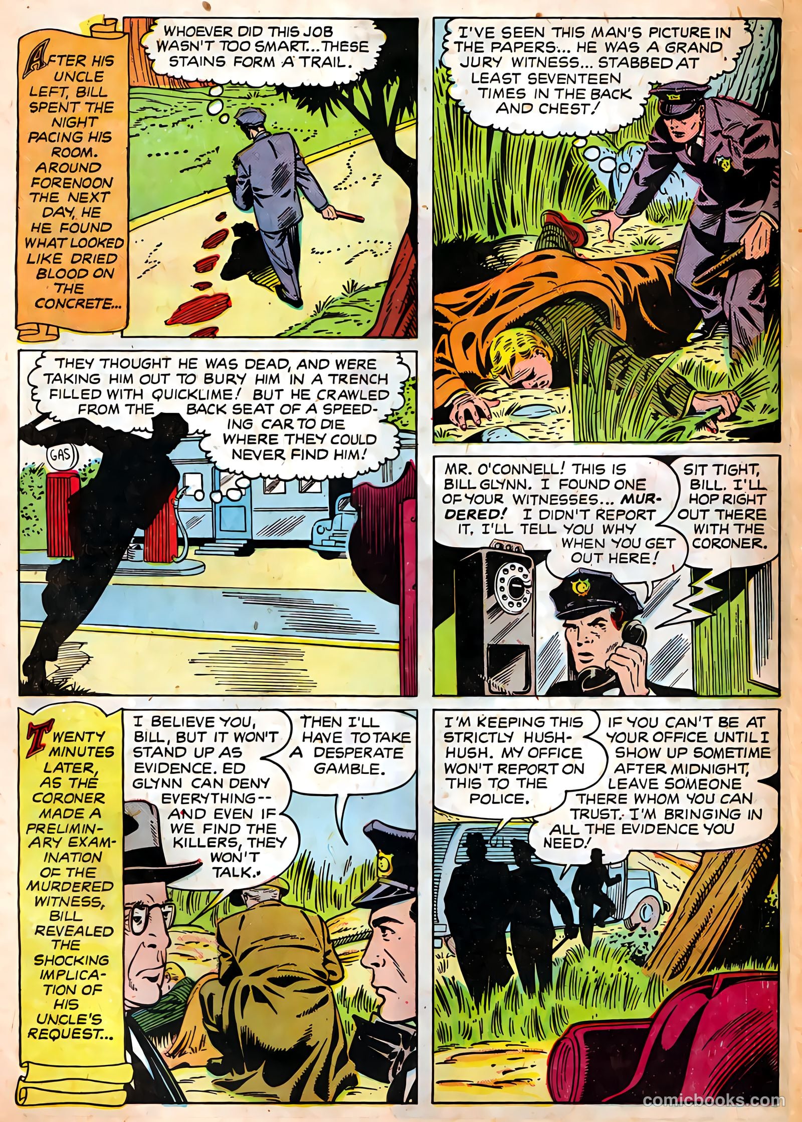 Authentic Police Cases #36 (1954) — page 7 of 36