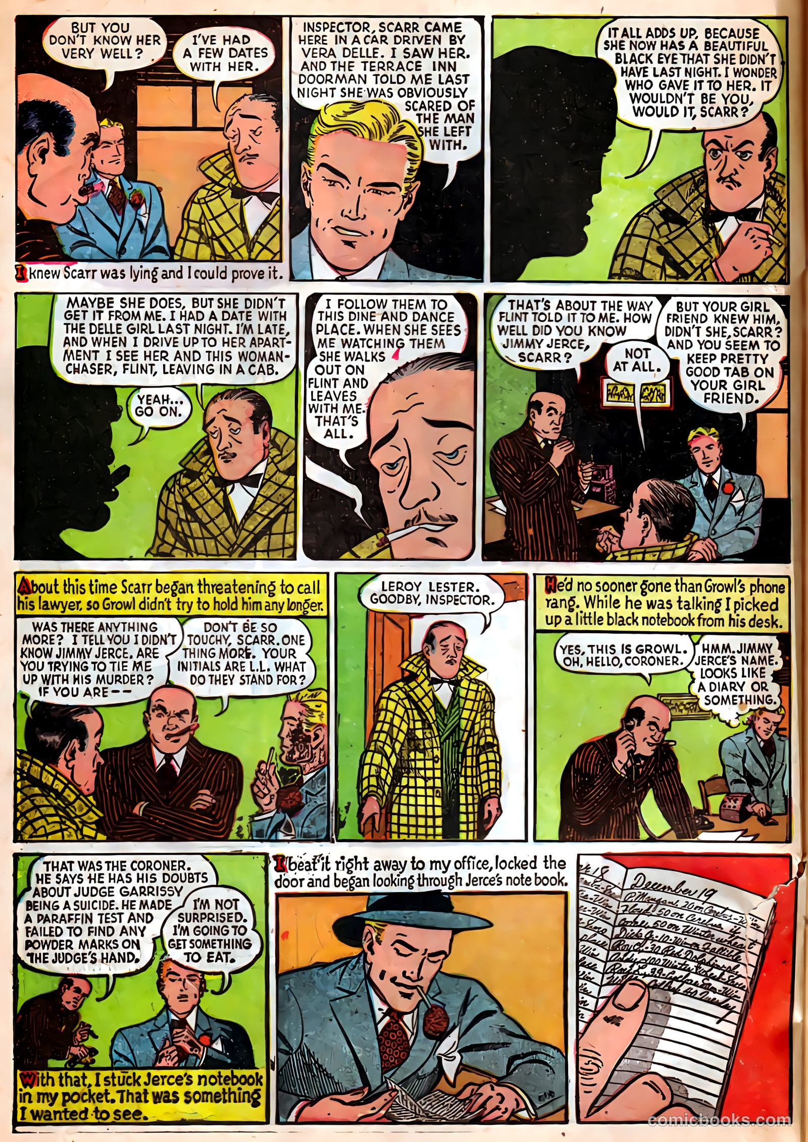 Authentic Police Cases #36 (1954) — page 20 of 36