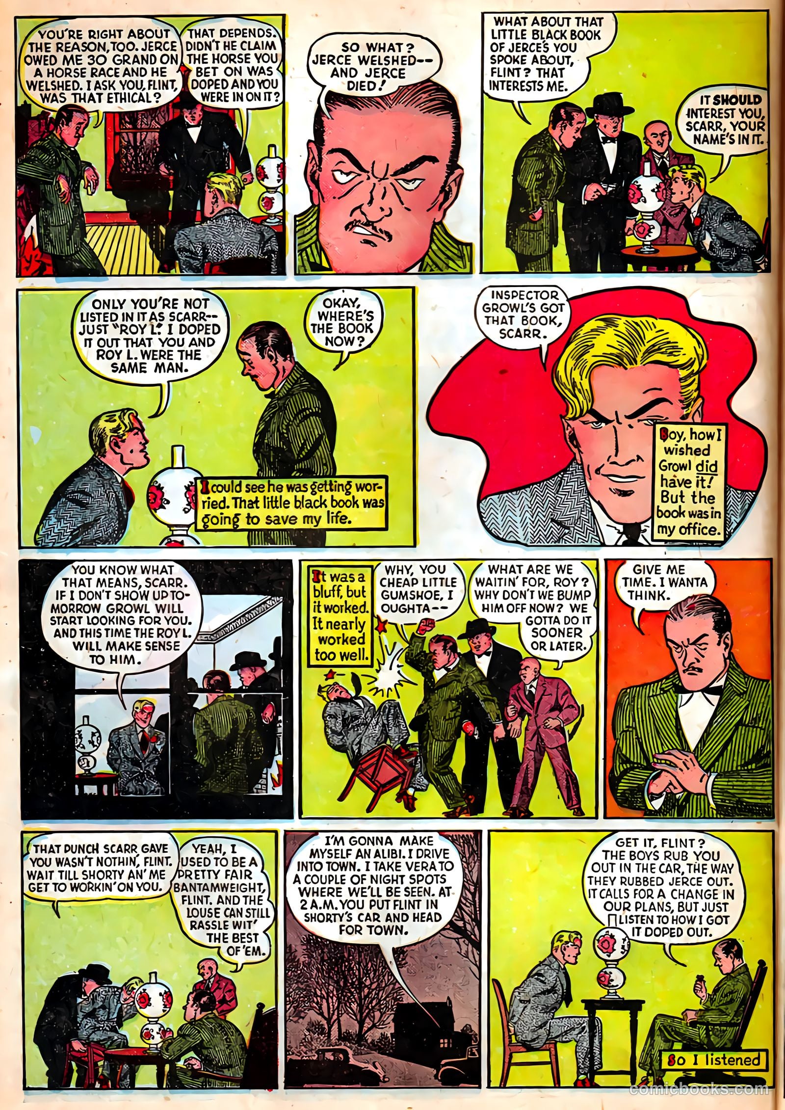 Authentic Police Cases #36 (1954) — page 22 of 36
