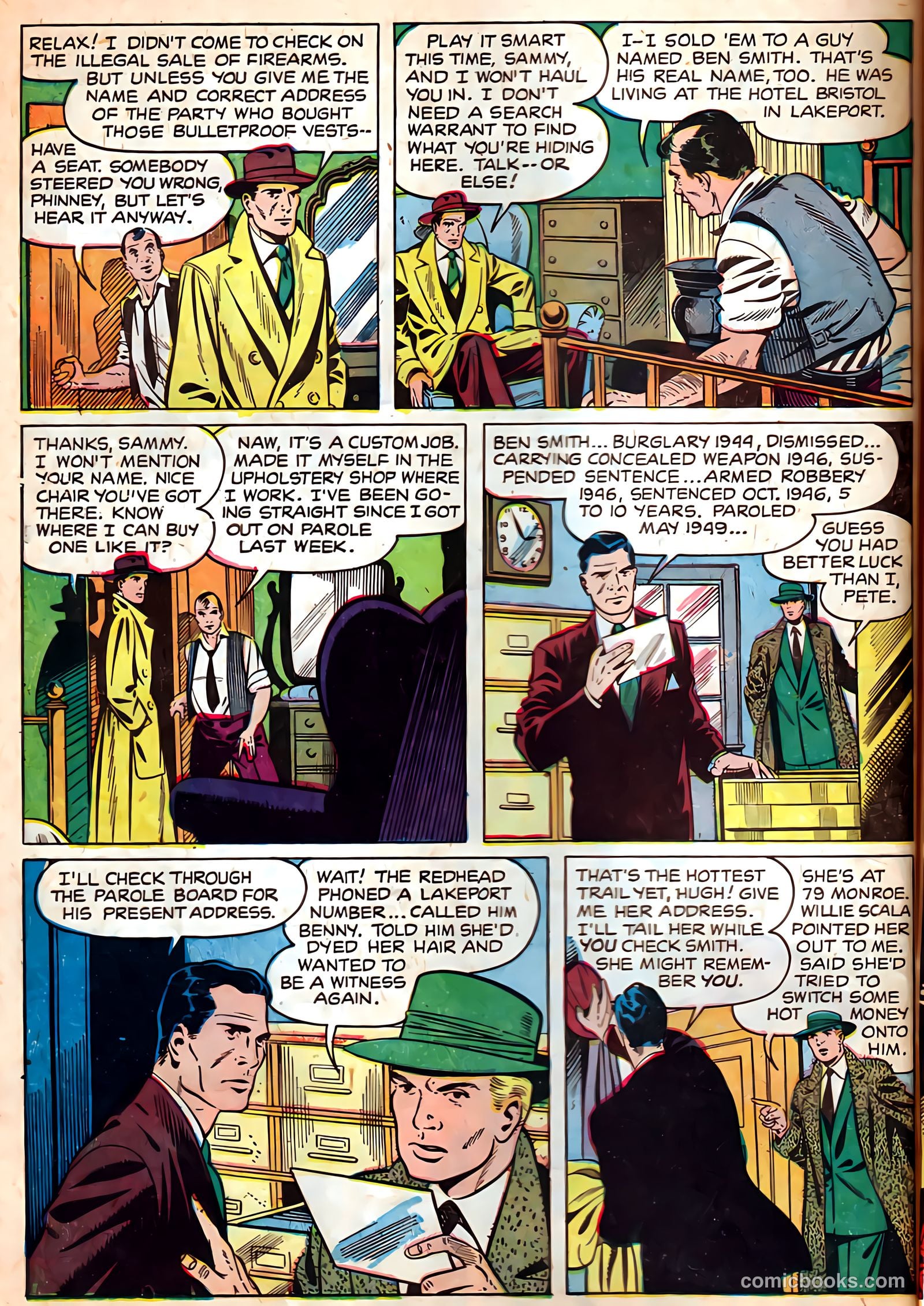 Authentic Police Cases #36 (1954) — page 30 of 36