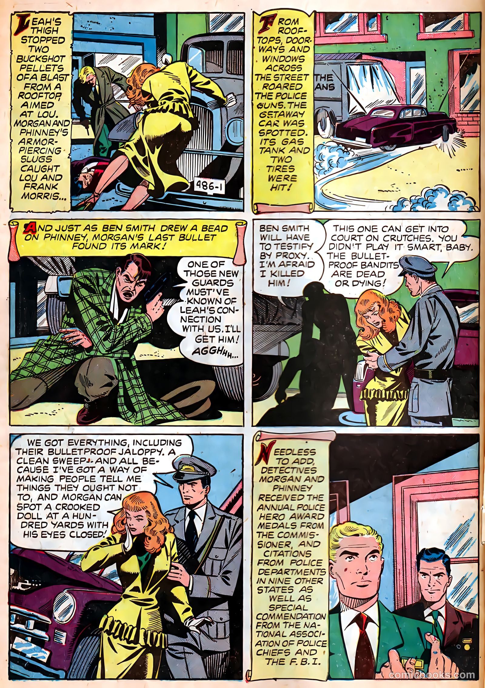 Authentic Police Cases #36 (1954) — page 34 of 36