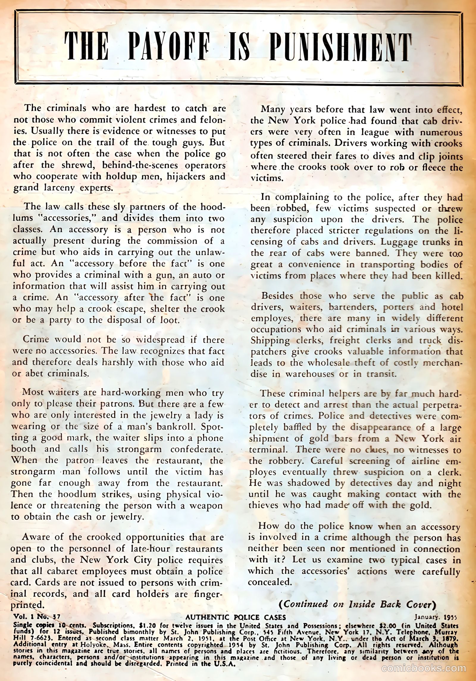 Authentic Police Cases #37 (1955) — page 2 of 37