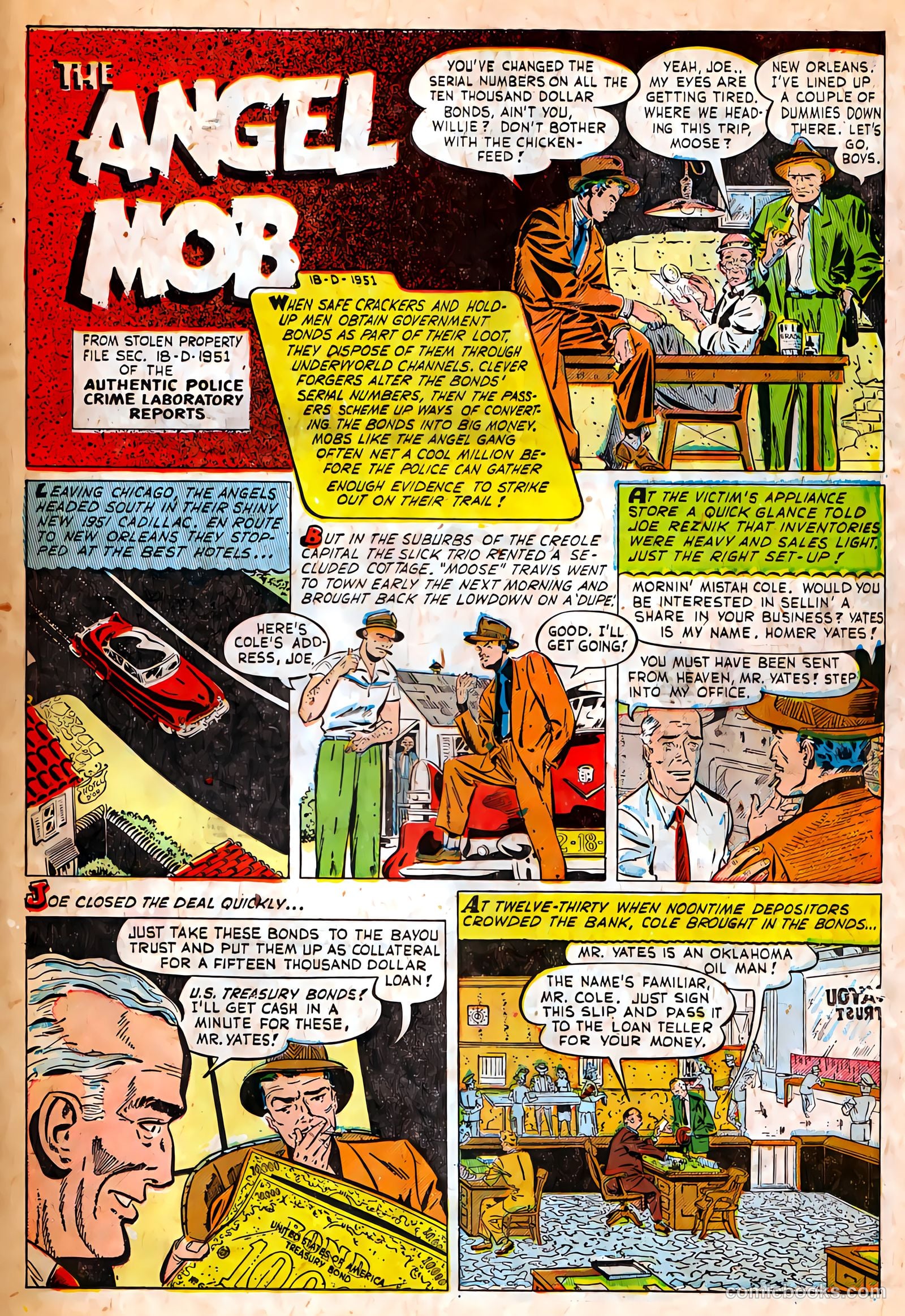 Authentic Police Cases #37 (1955) — page 23 of 37