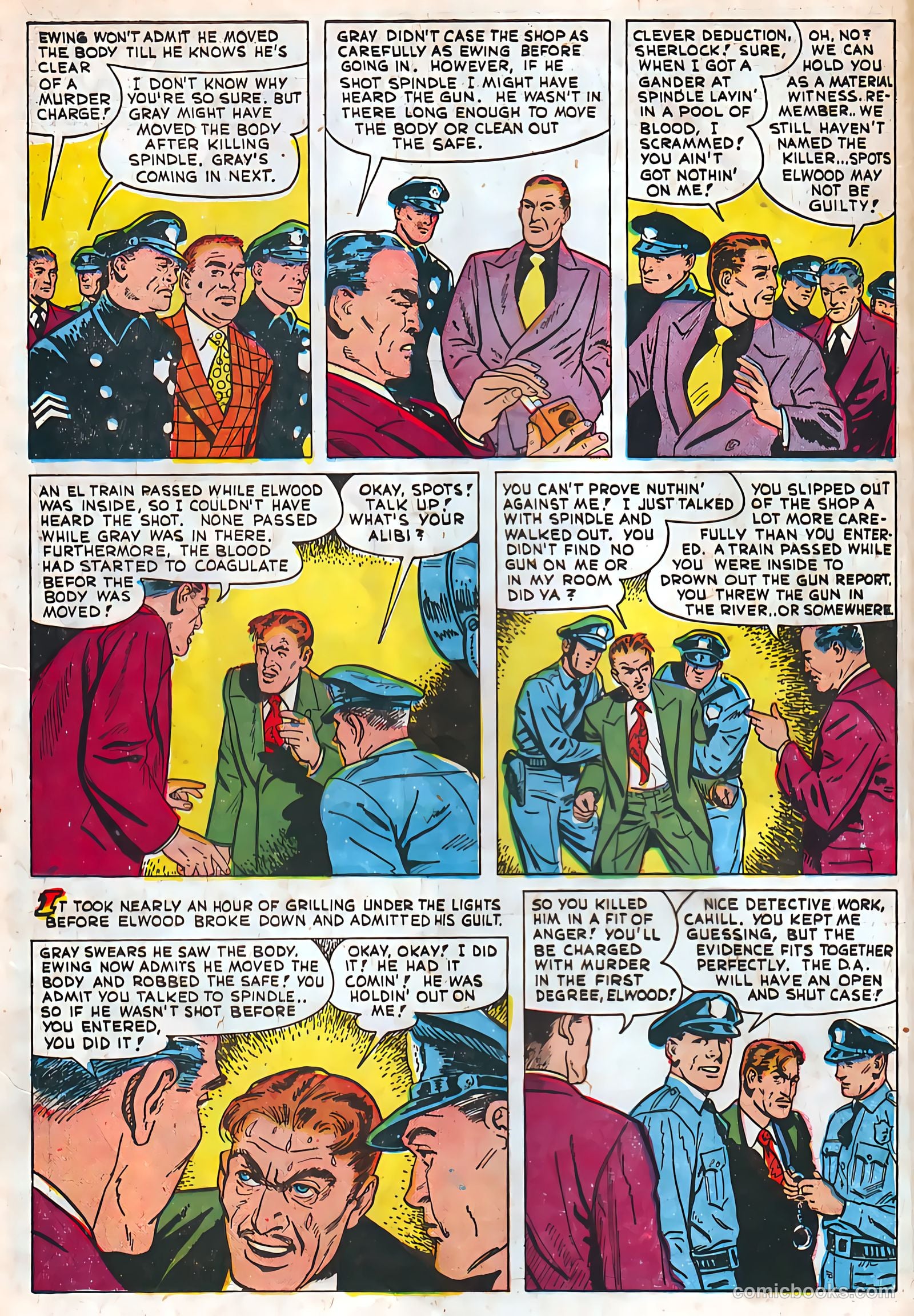 Authentic Police Cases #38 (1955) — page 14 of 36