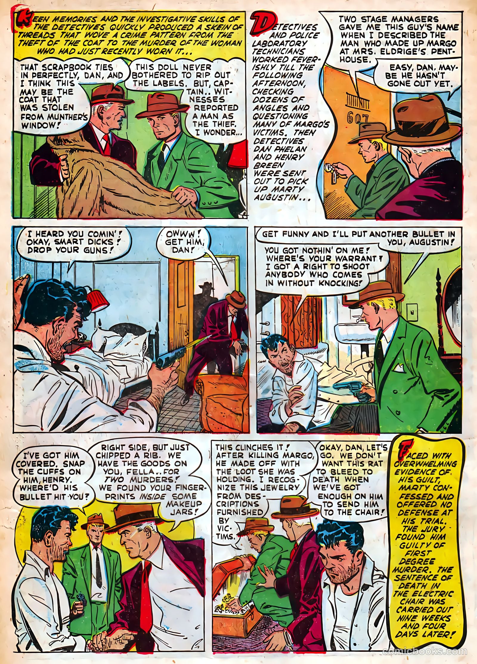 Authentic Police Cases #38 (1955) — page 34 of 36