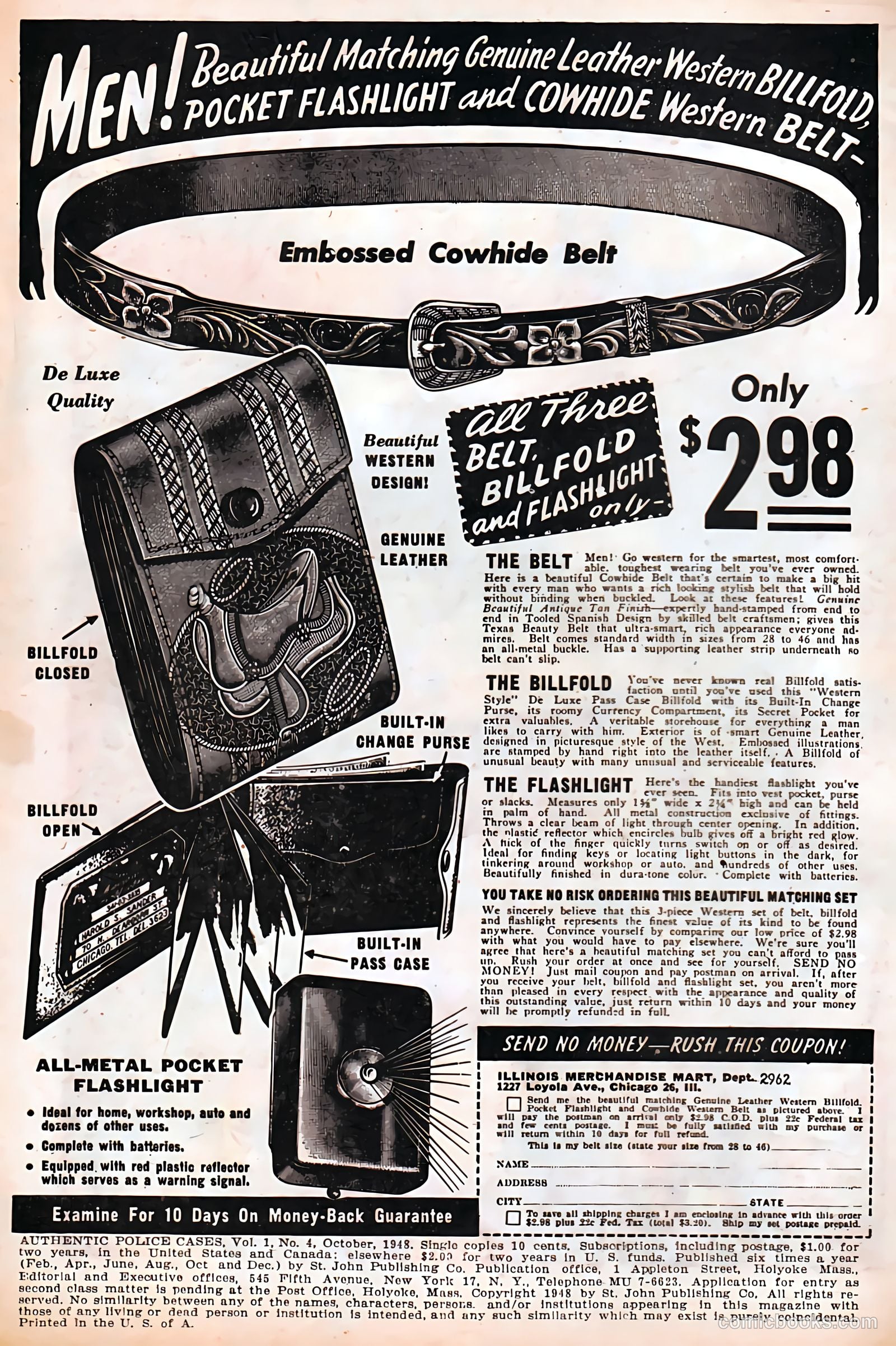 Authentic Police Cases #4 (1948) — page 2 of 36