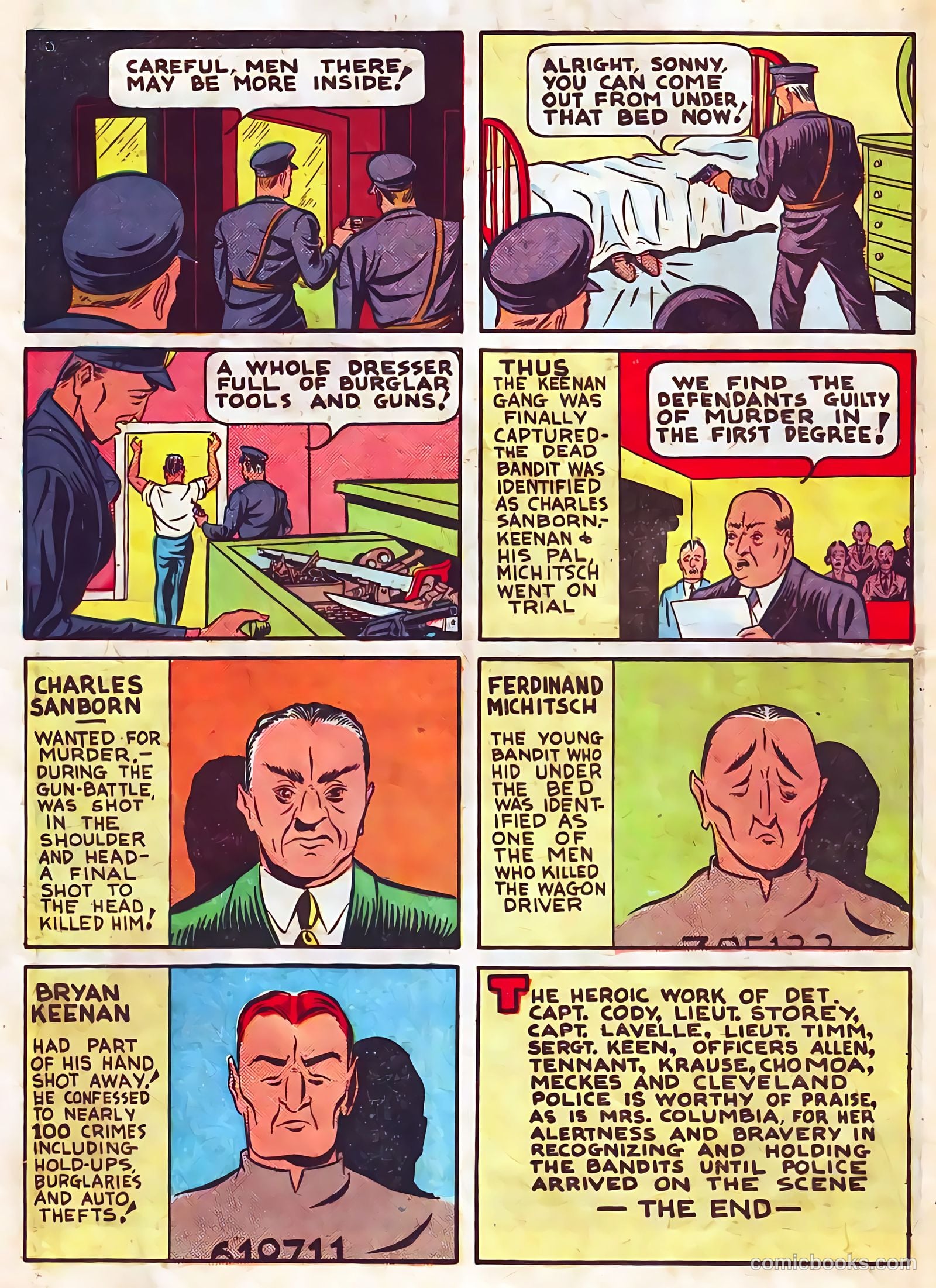 Authentic Police Cases #6 (1948) — page 22 of 36