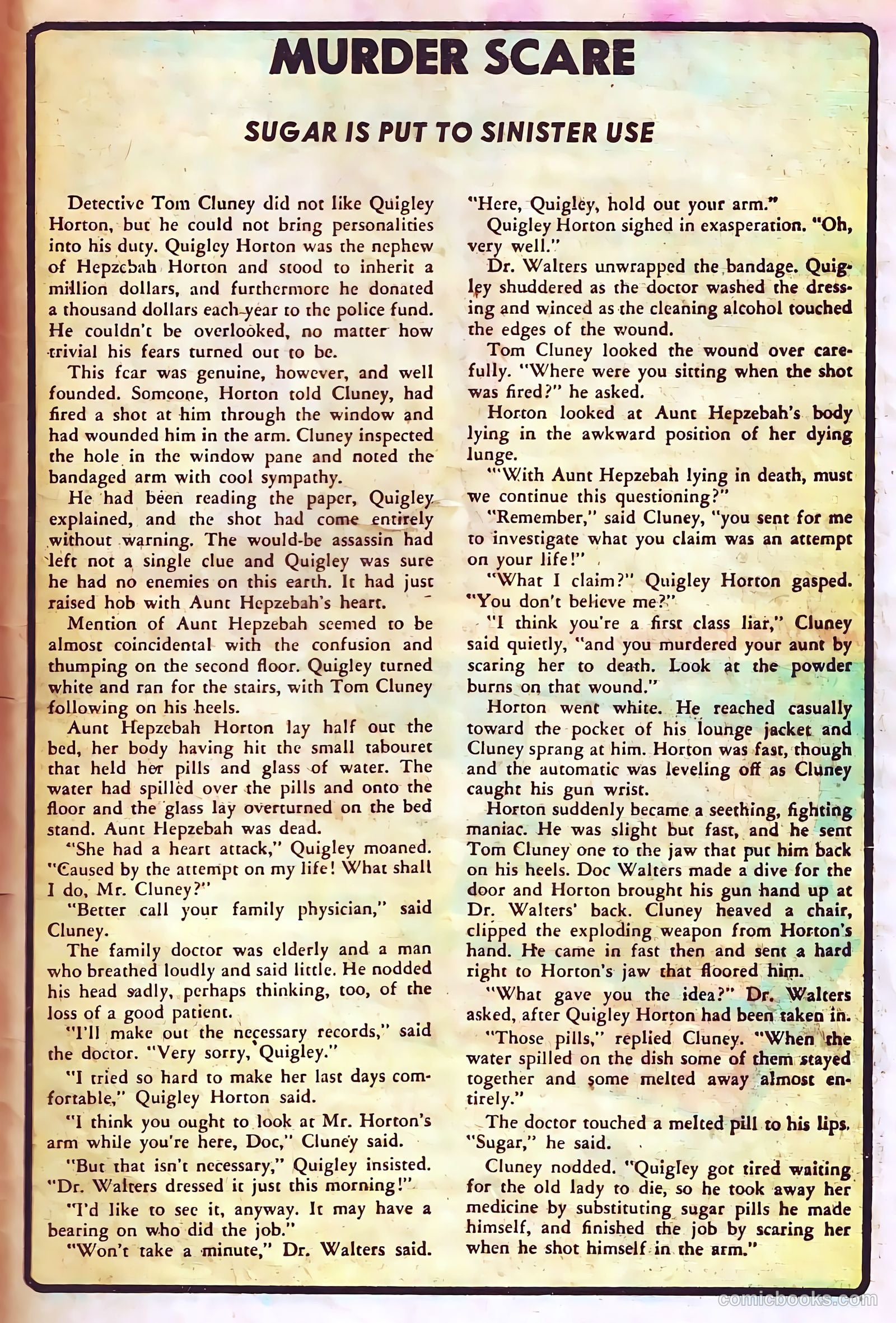 Authentic Police Cases #6 (1948) — page 33 of 36
