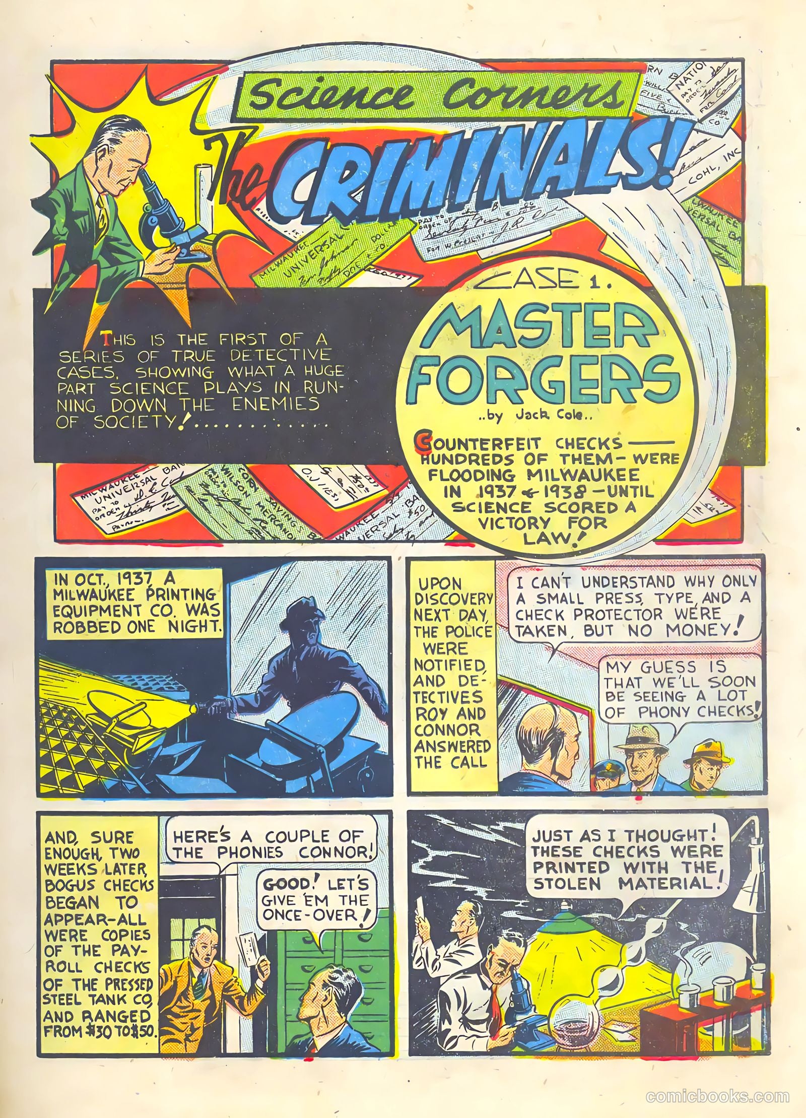 Authentic Police Cases #7 (1950) — page 9 of 36