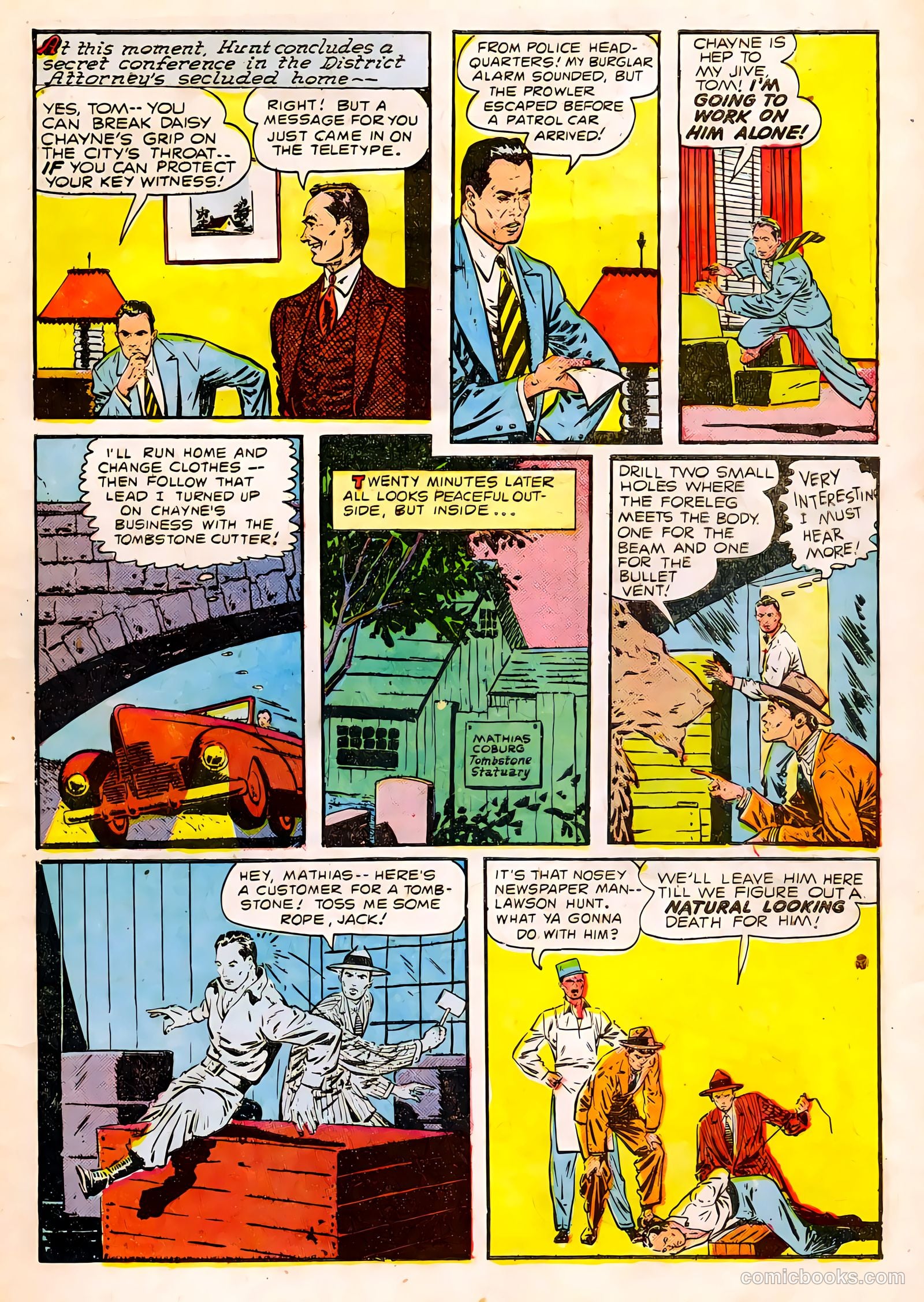 Authentic Police Cases #8 (1950) — page 5 of 36