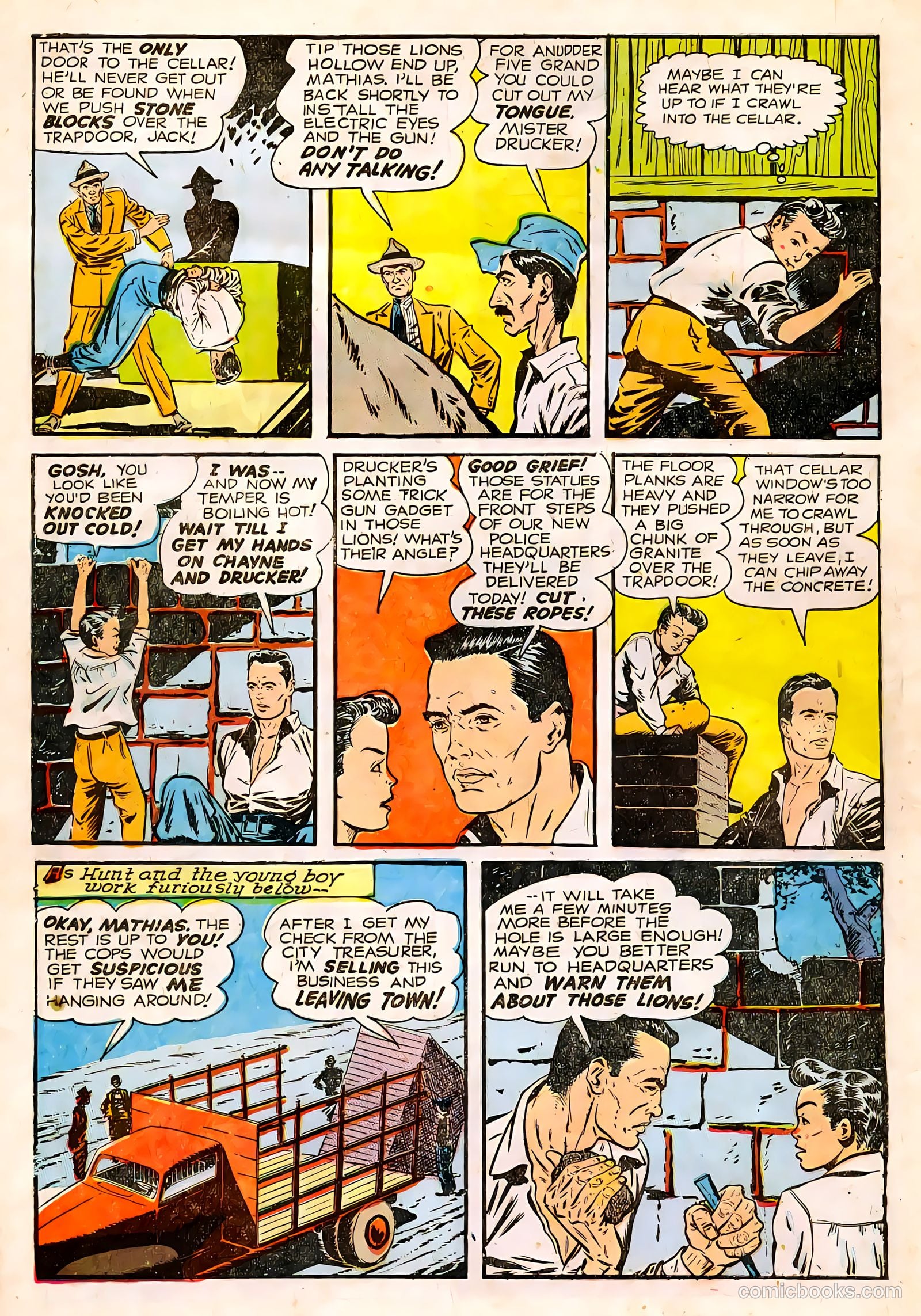 Authentic Police Cases #8 (1950) — page 6 of 36