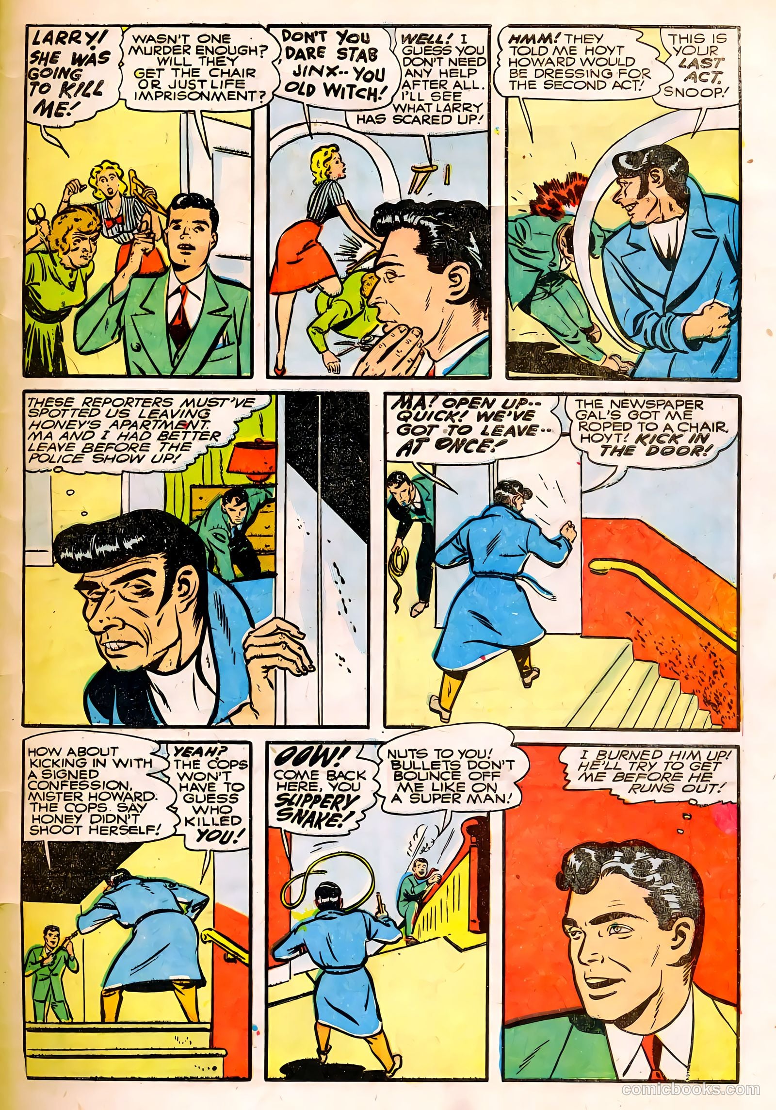 Authentic Police Cases #8 (1950) — page 33 of 36