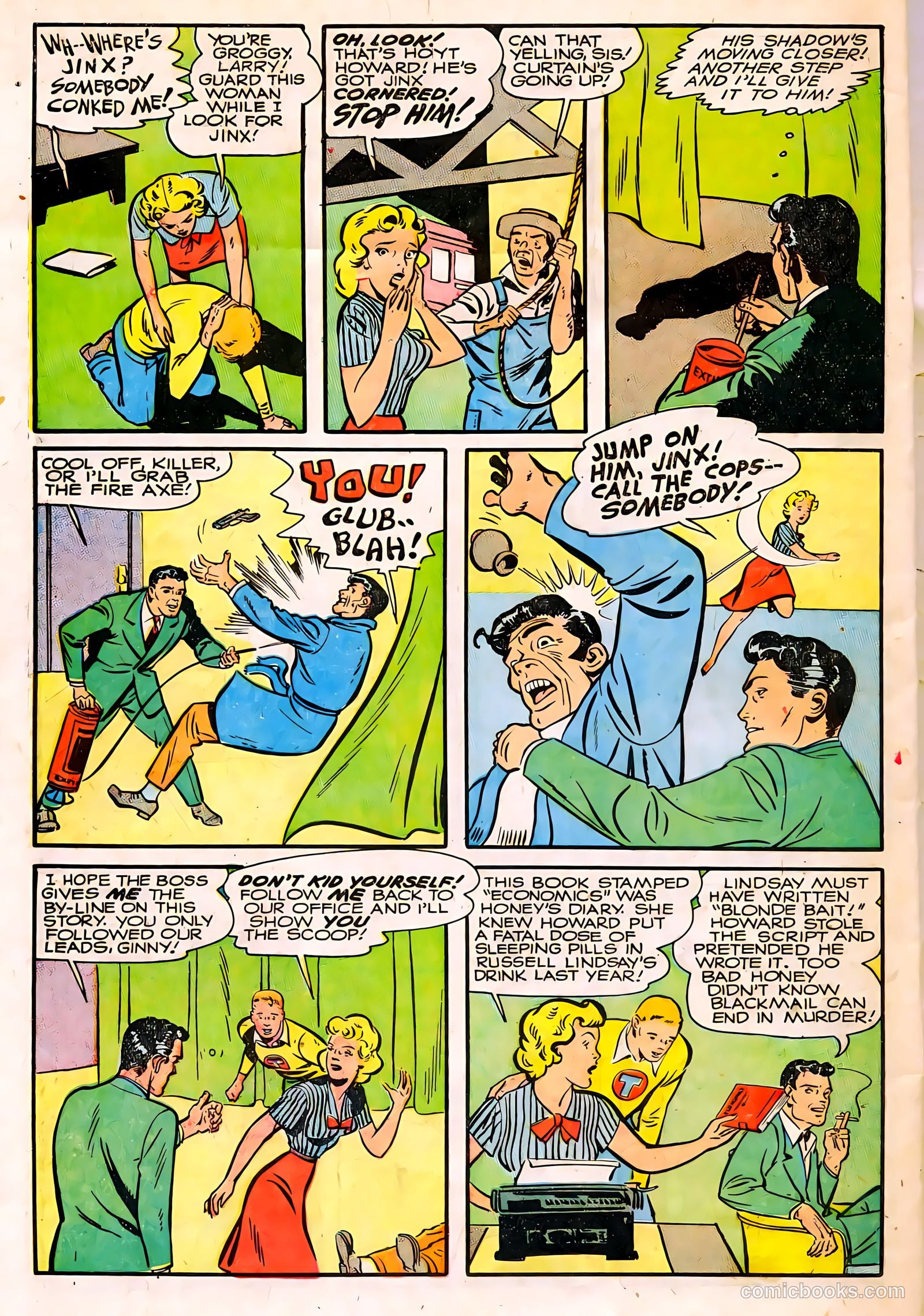 Authentic Police Cases #8 (1950) — page 34 of 36