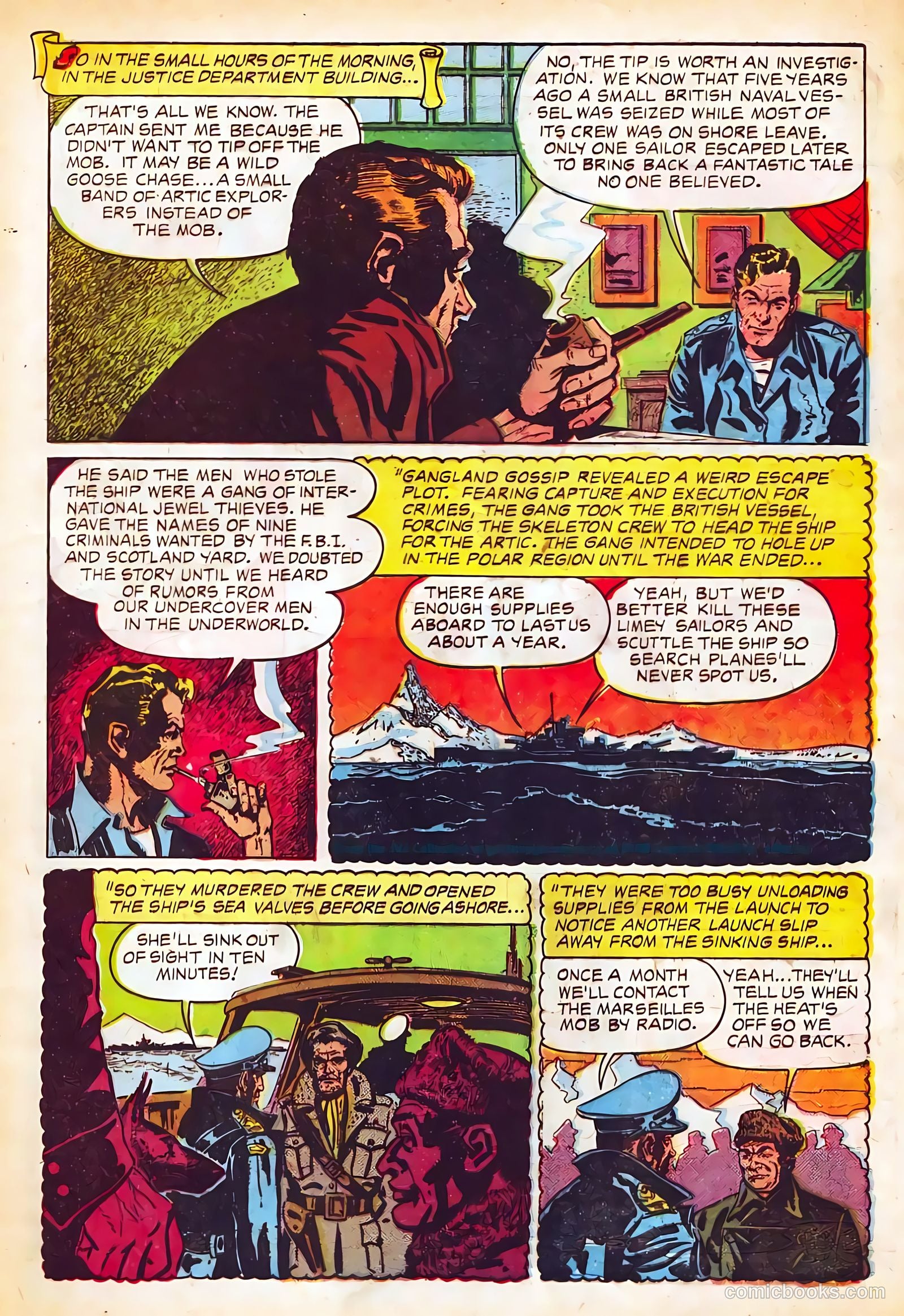 Authentic Police Cases #9 (1950) — page 5 of 36