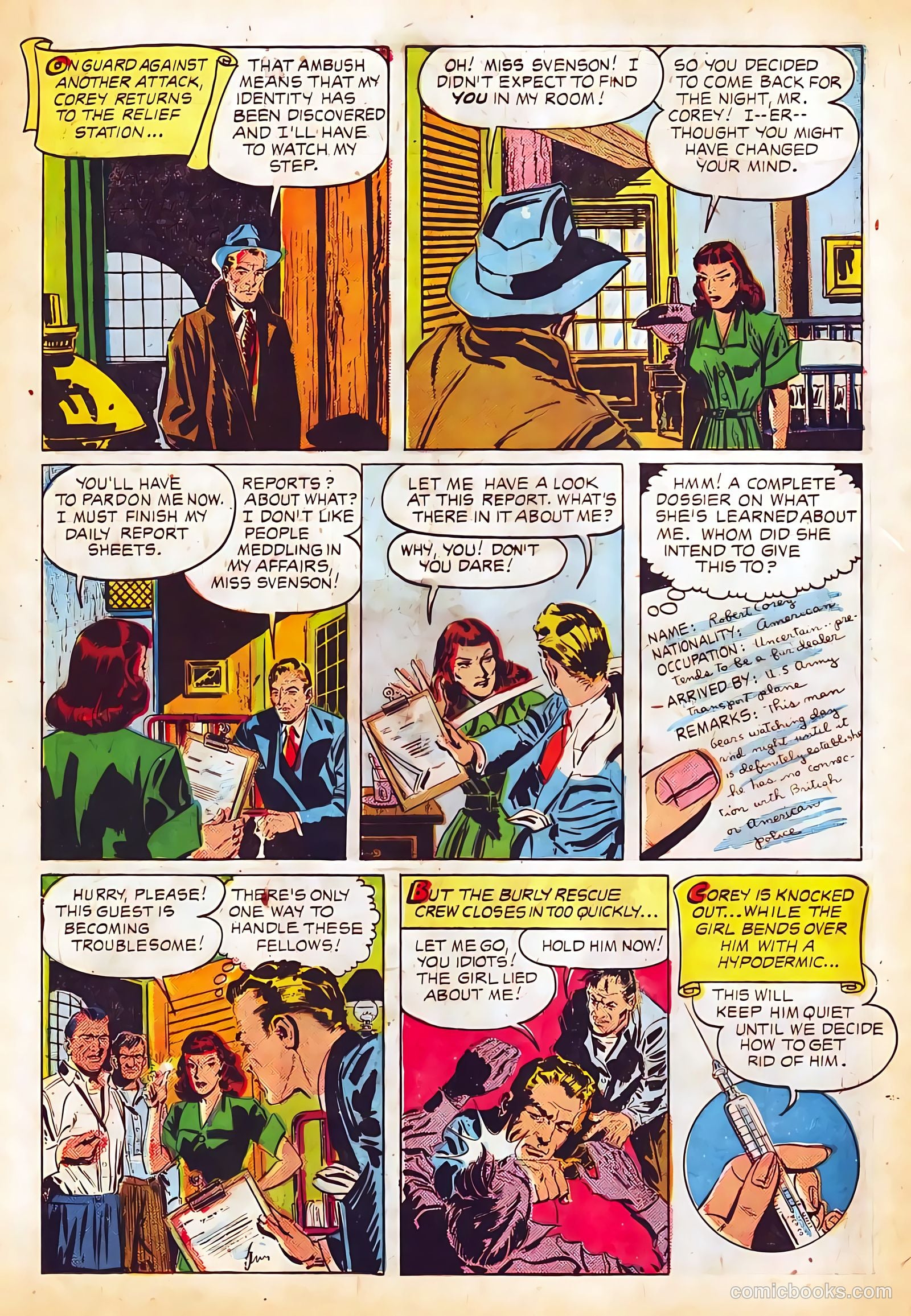 Authentic Police Cases #9 (1950) — page 8 of 36