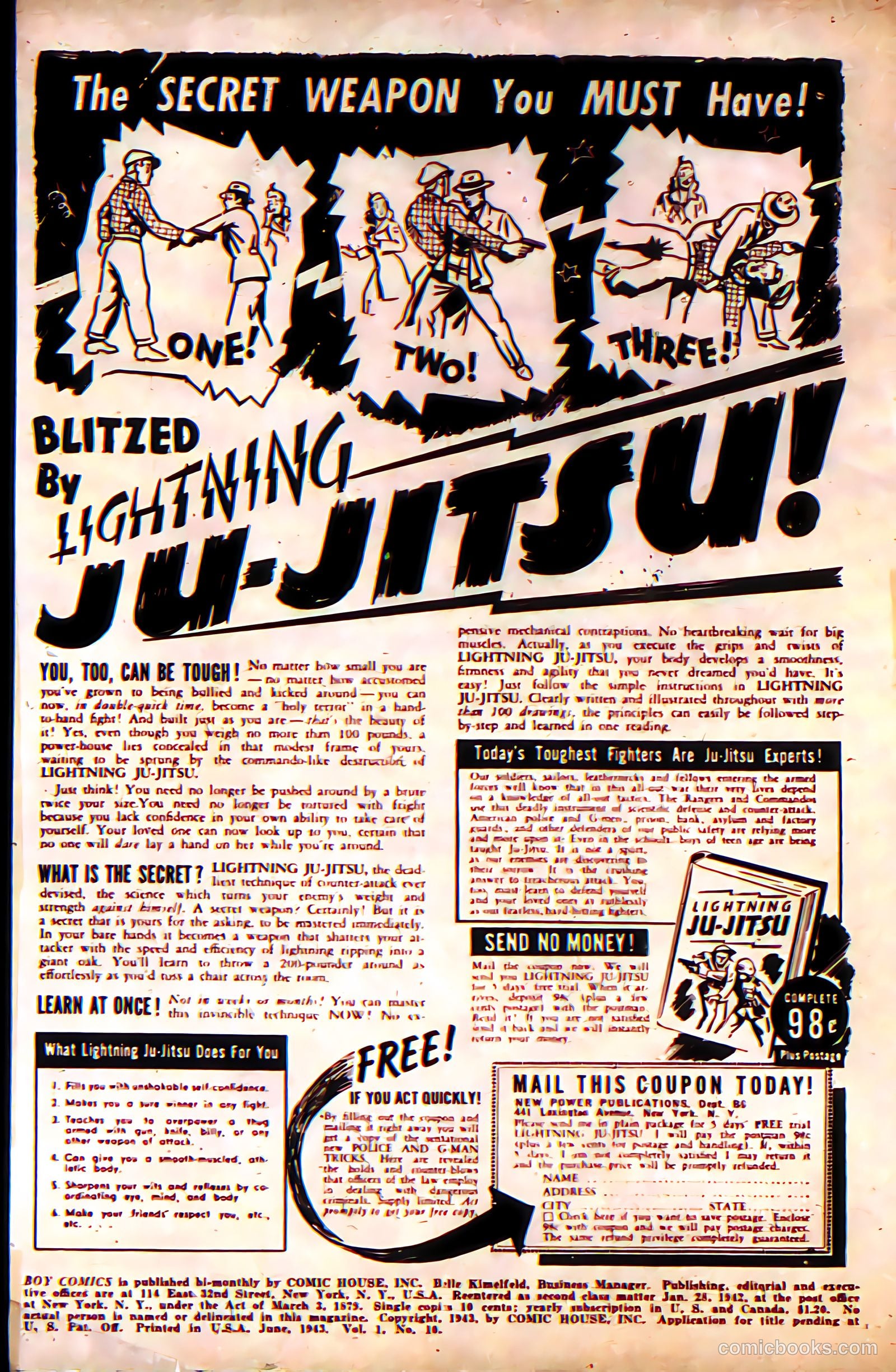 Oh Boy! Comics #10 (1943) — page 2 of 68