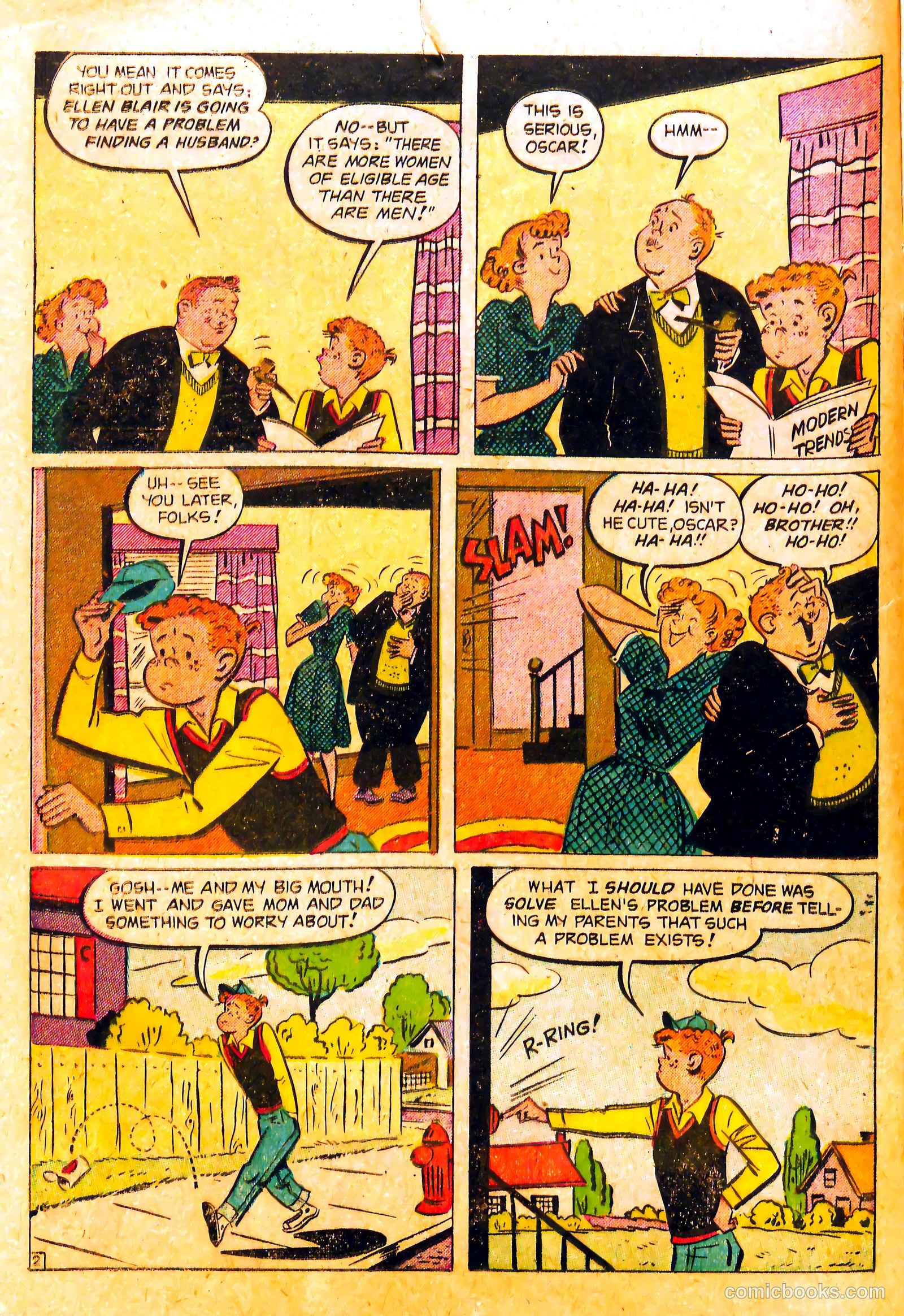 Oh, Brother! #3 (1953) — page 14 of 36