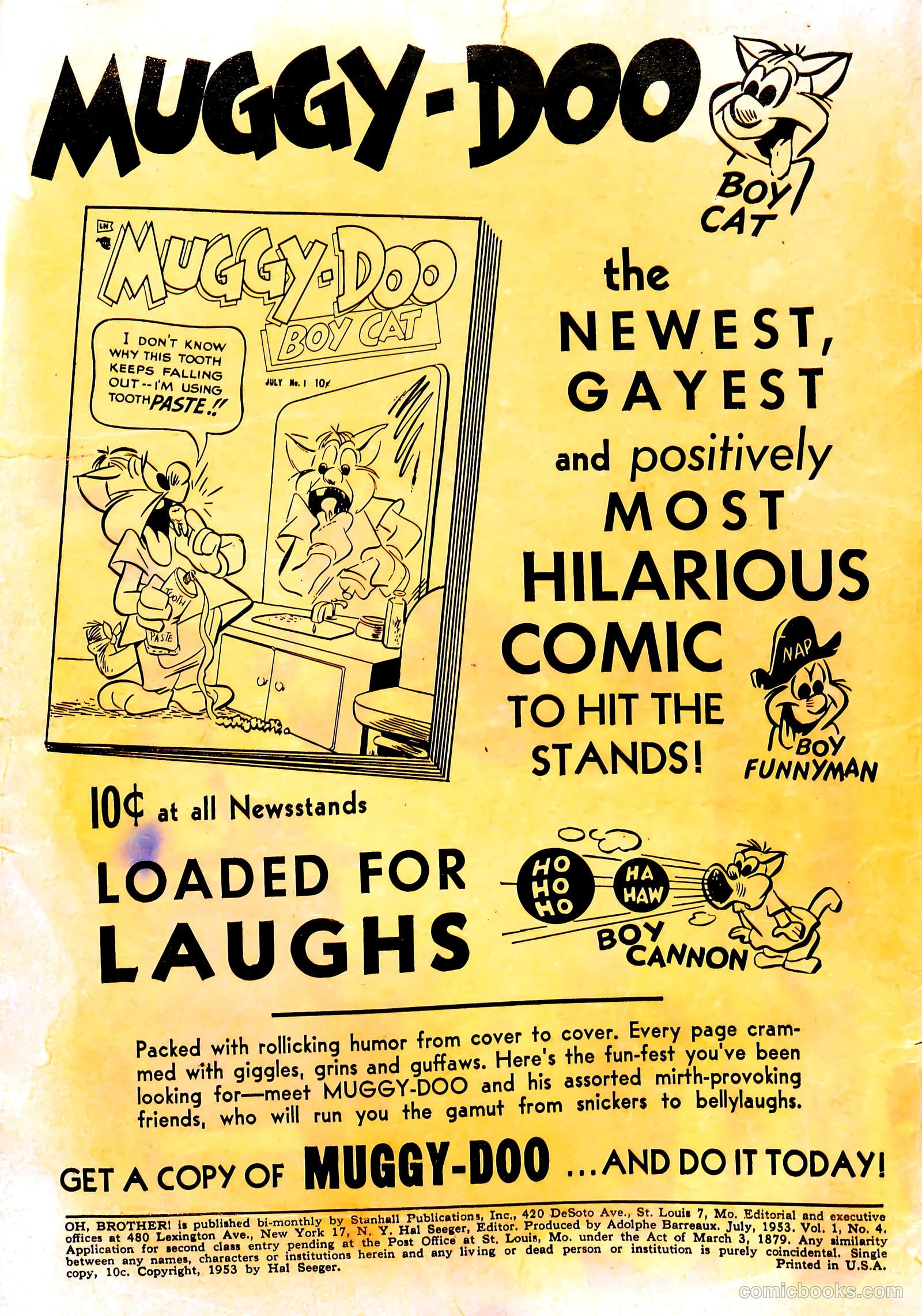 Oh, Brother! #4 (1953) — page 2 of 36