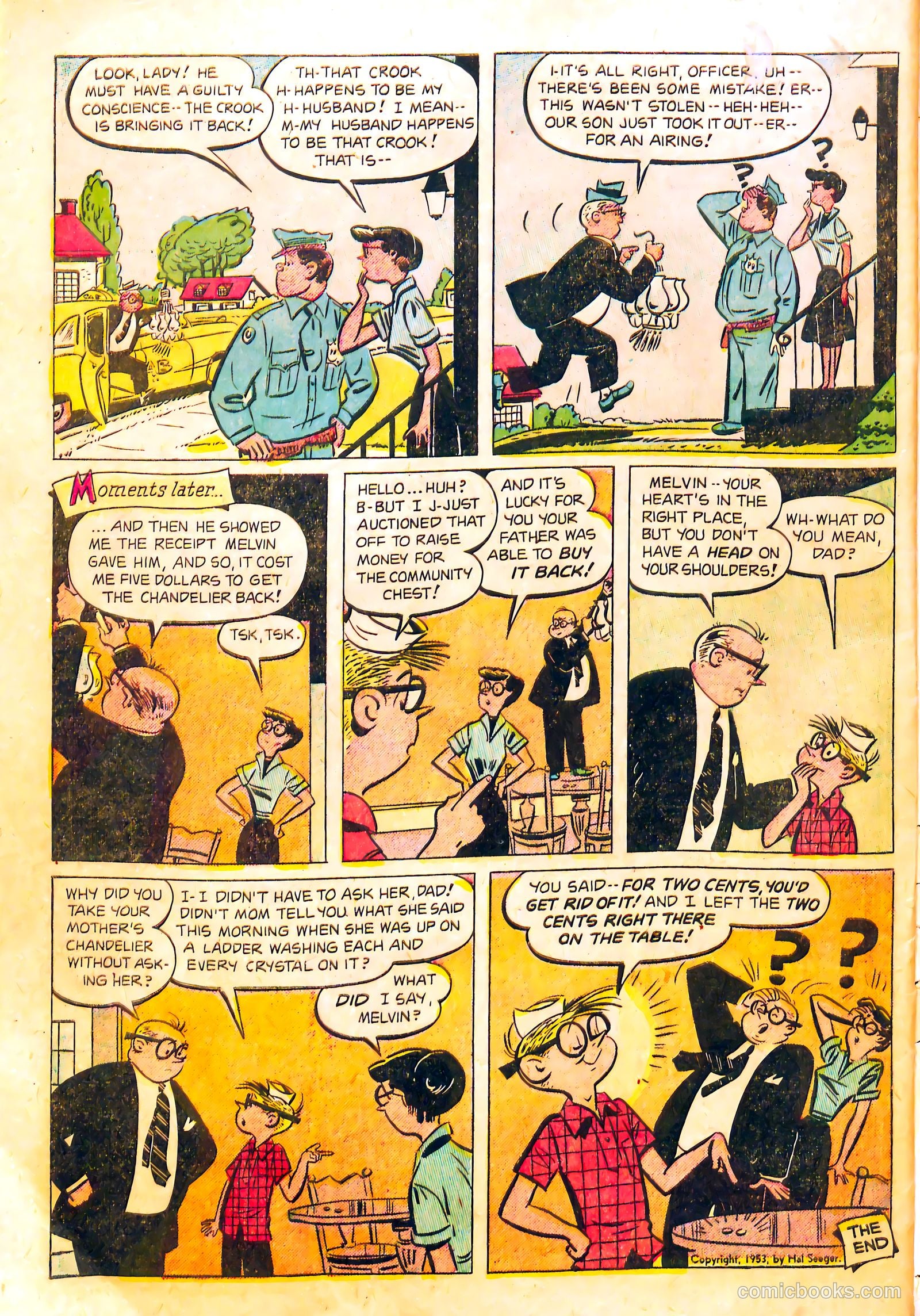 Oh, Brother! #4 (1953) — page 34 of 36