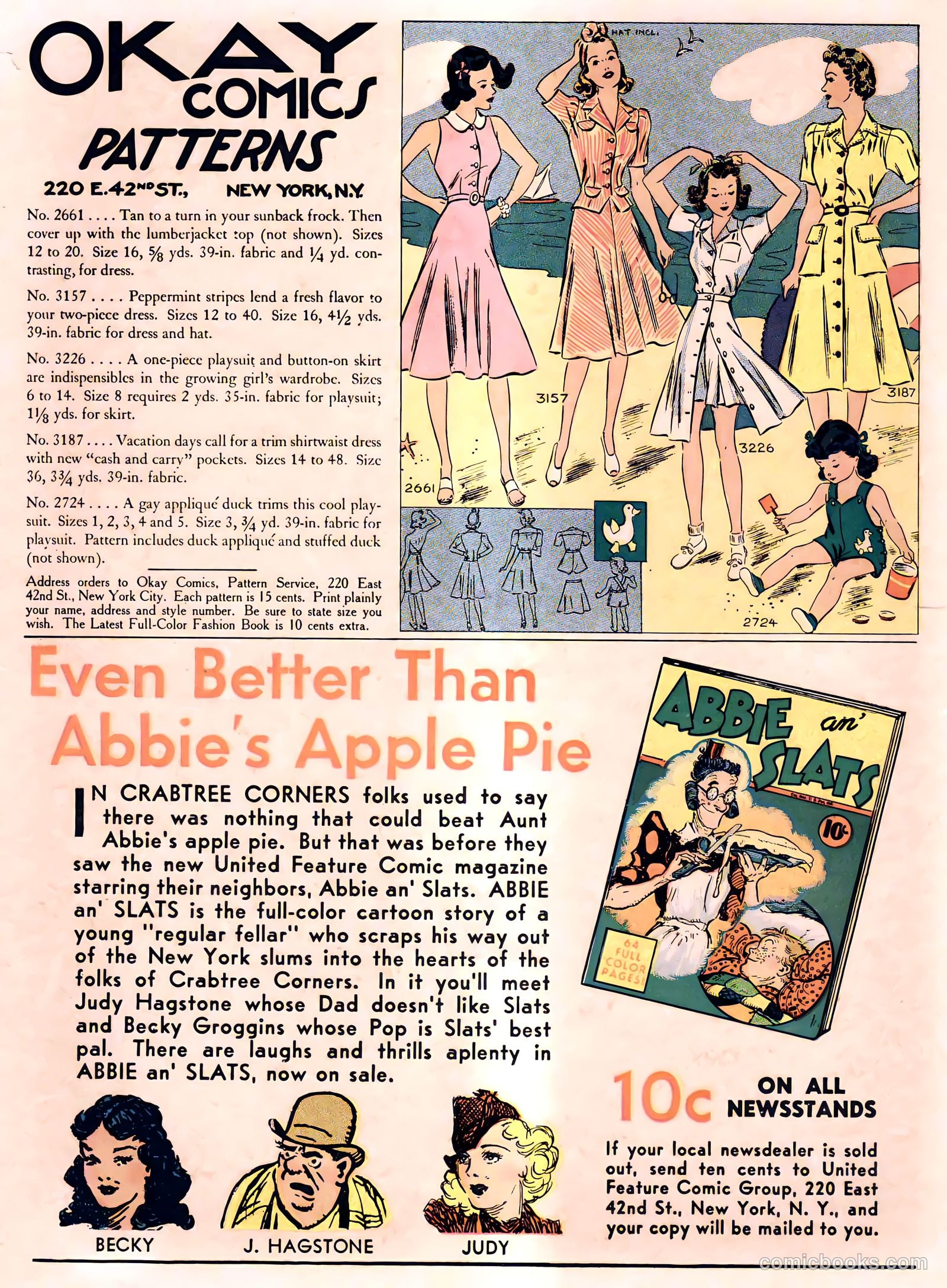 Okay Comics #1 (1940) — page 67 of 68