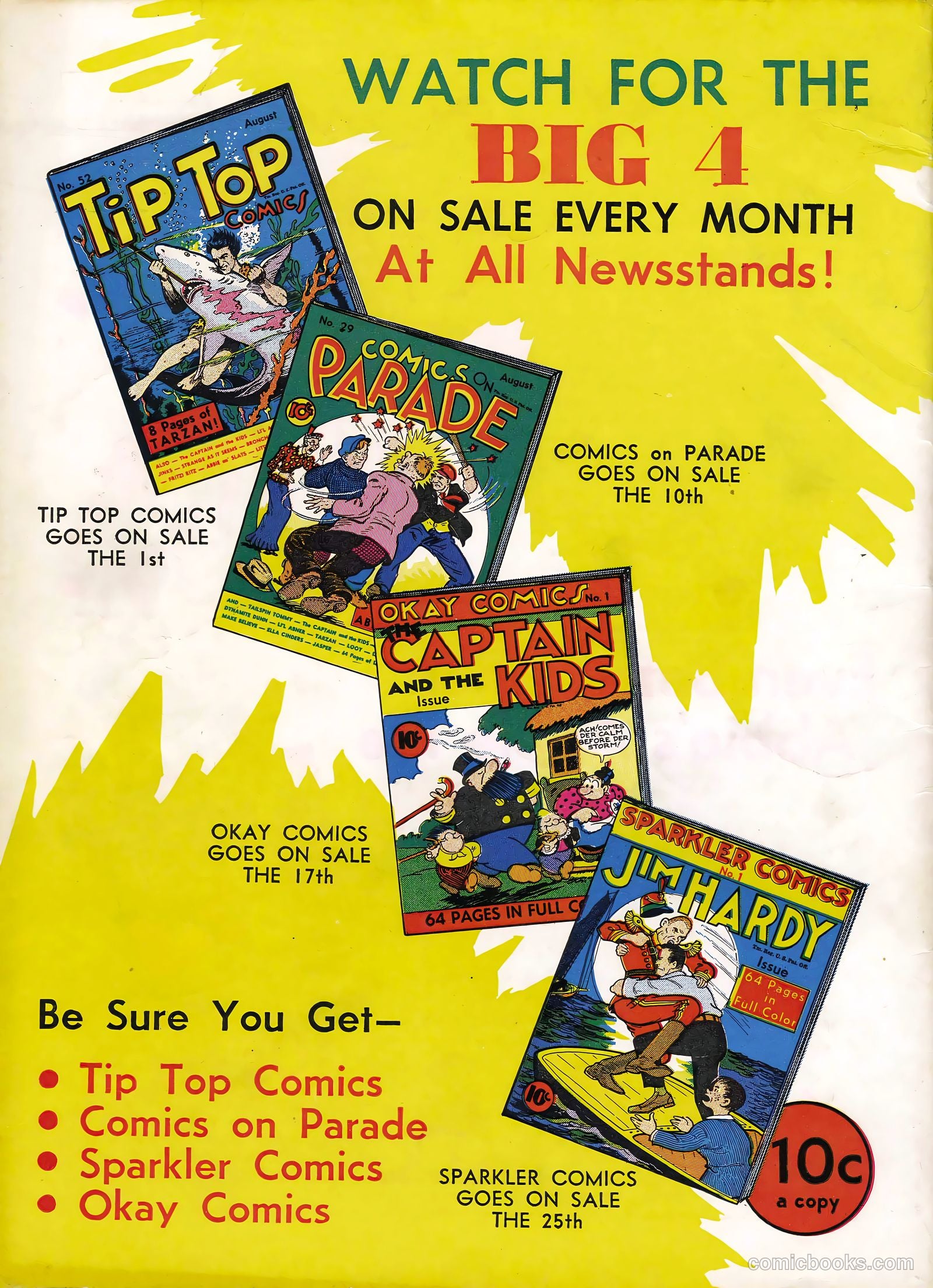 Okay Comics #1 (1940) — page 68 of 68