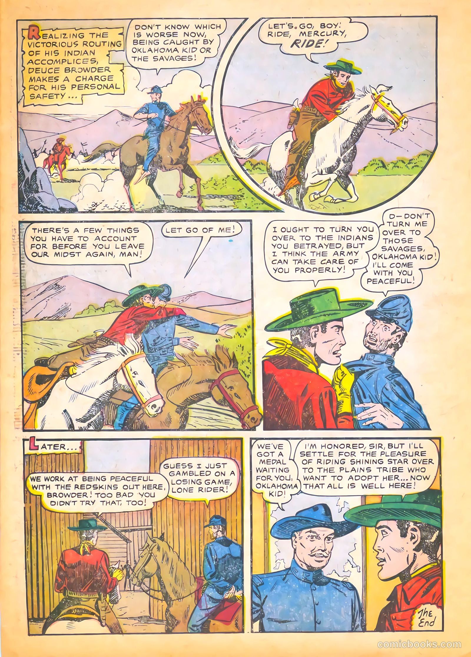 Oklahoma Kid #1 (1957) — page 28 of 36