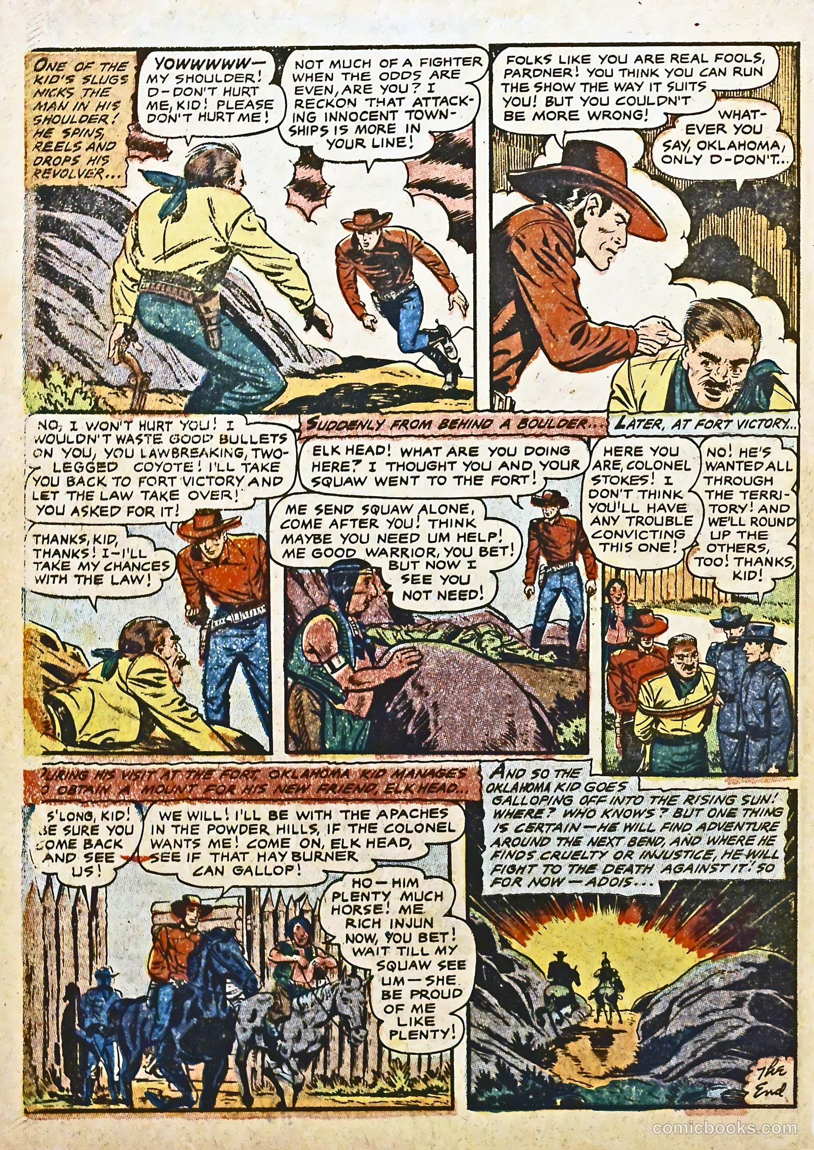 Oklahoma Kid #3 (1957) — page 34 of 36