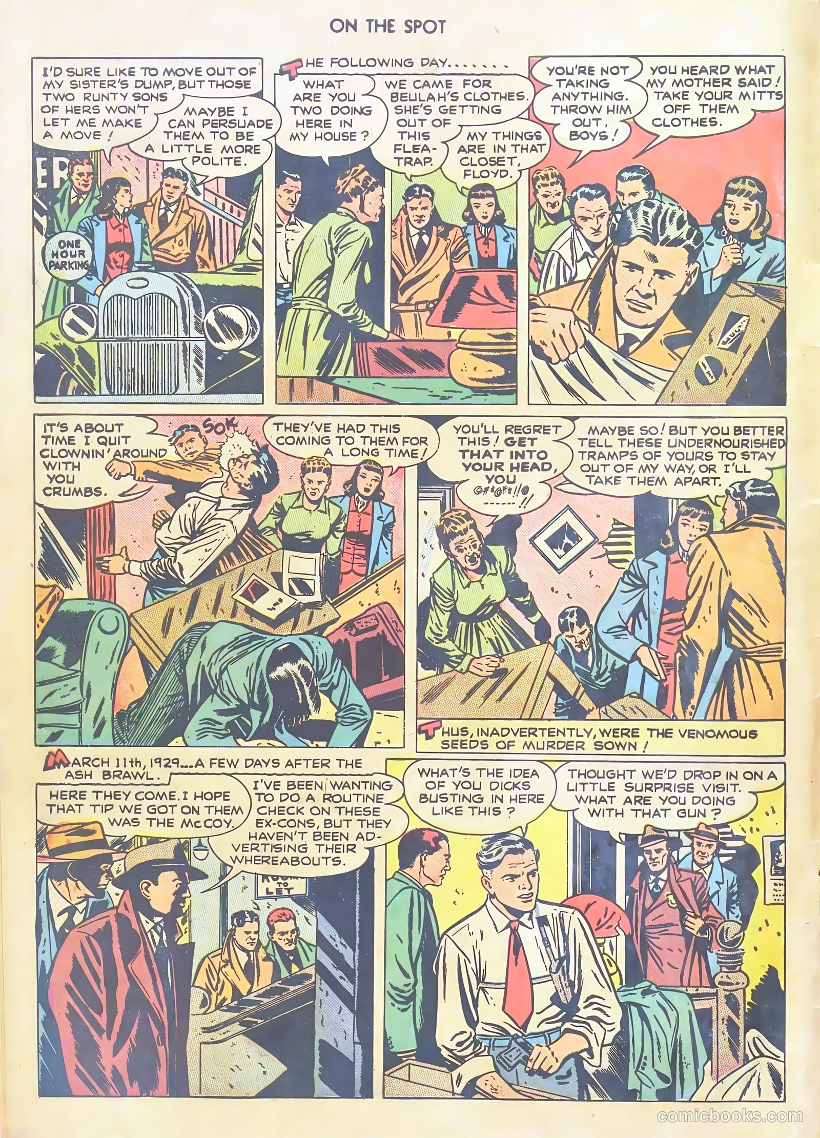On the Spot #1 (1948) — page 8 of 52