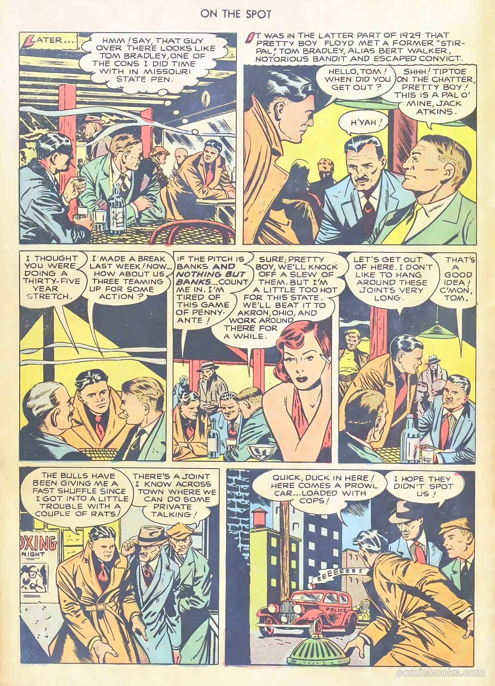 On the Spot #1 (1948) — page 10 of 52