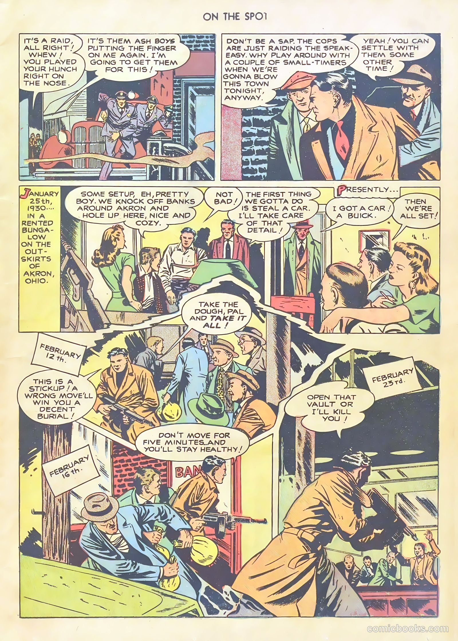 On the Spot #1 (1948) — page 11 of 52