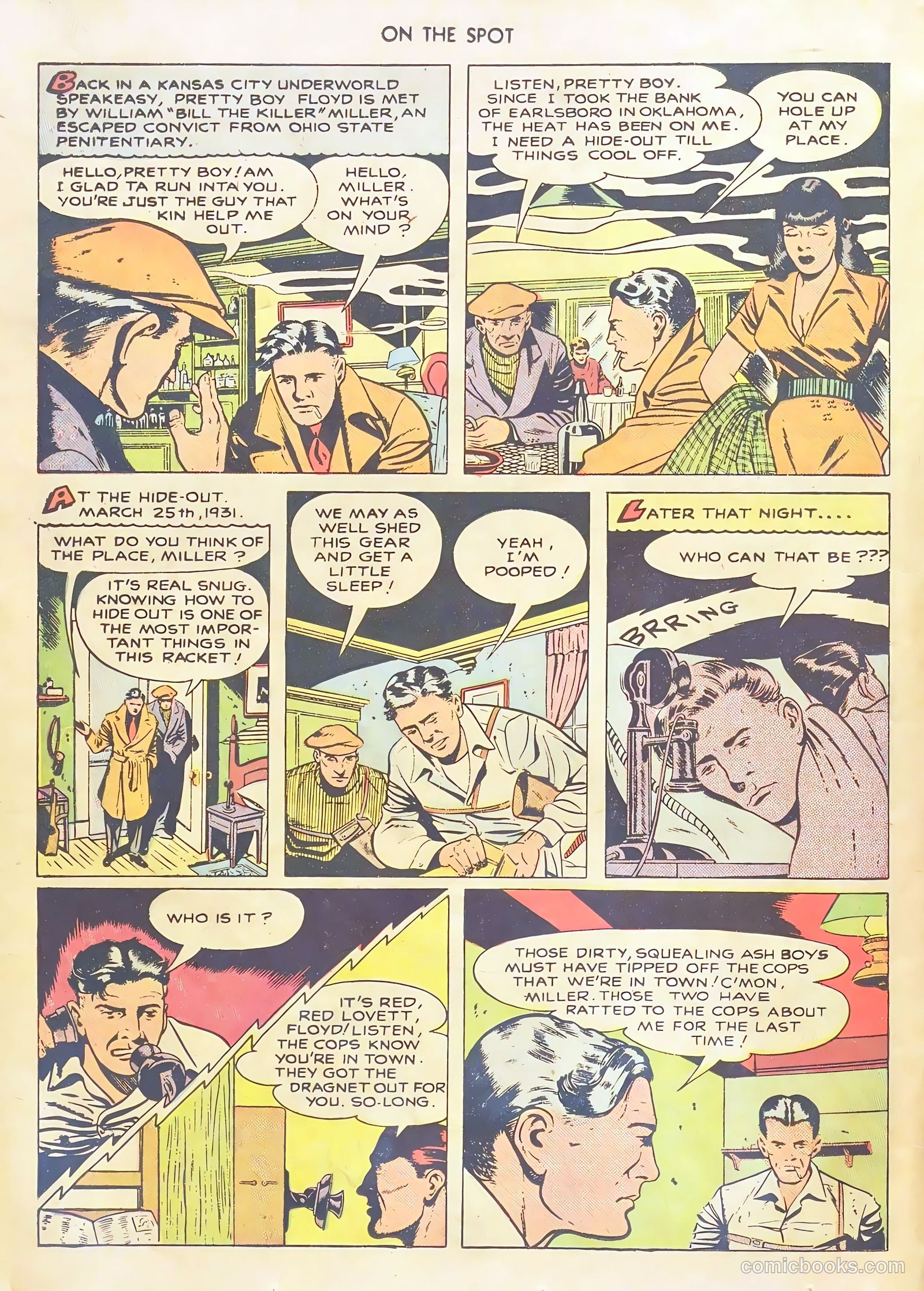 On the Spot #1 (1948) — page 14 of 52