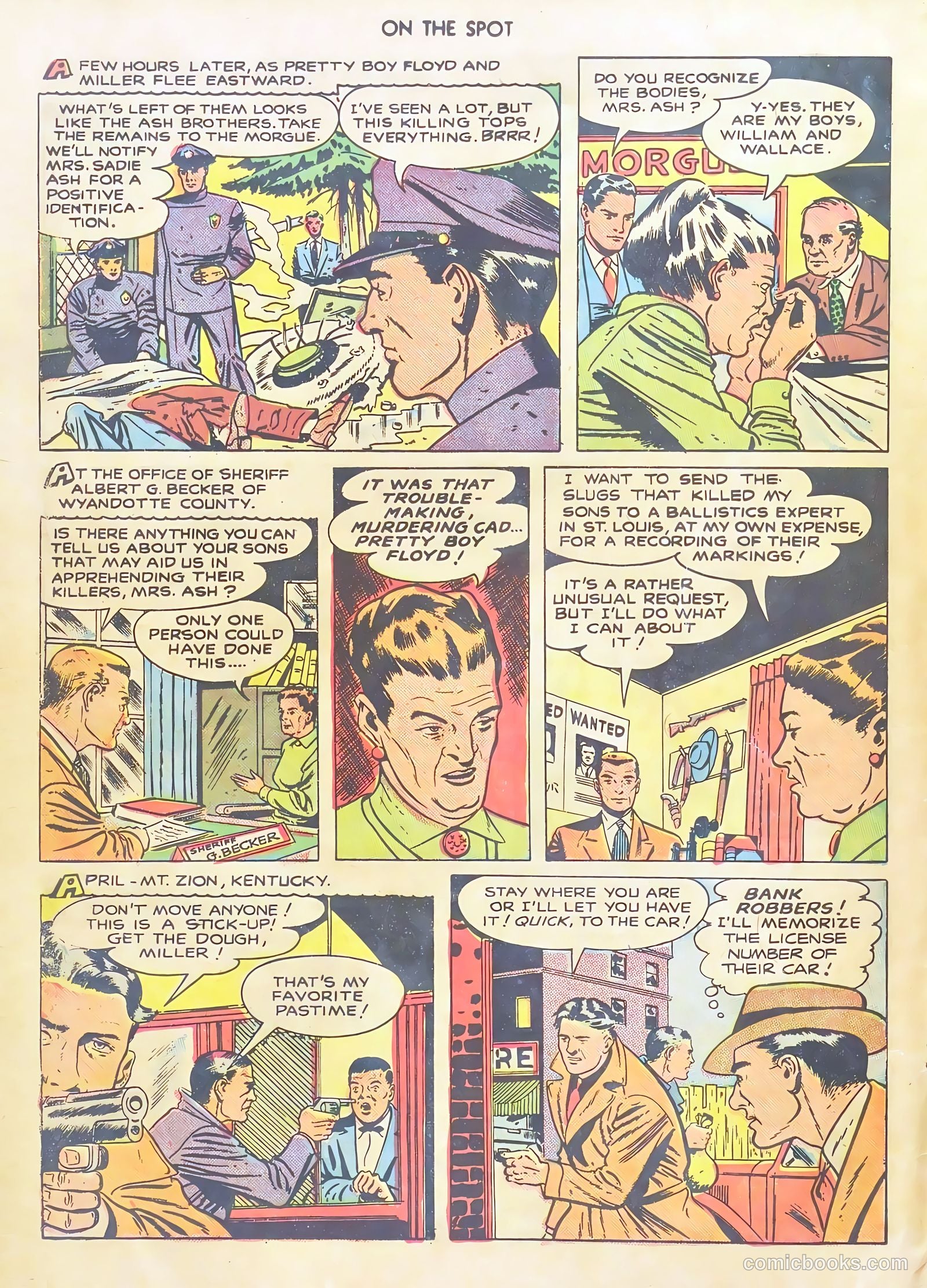 On the Spot #1 (1948) — page 16 of 52