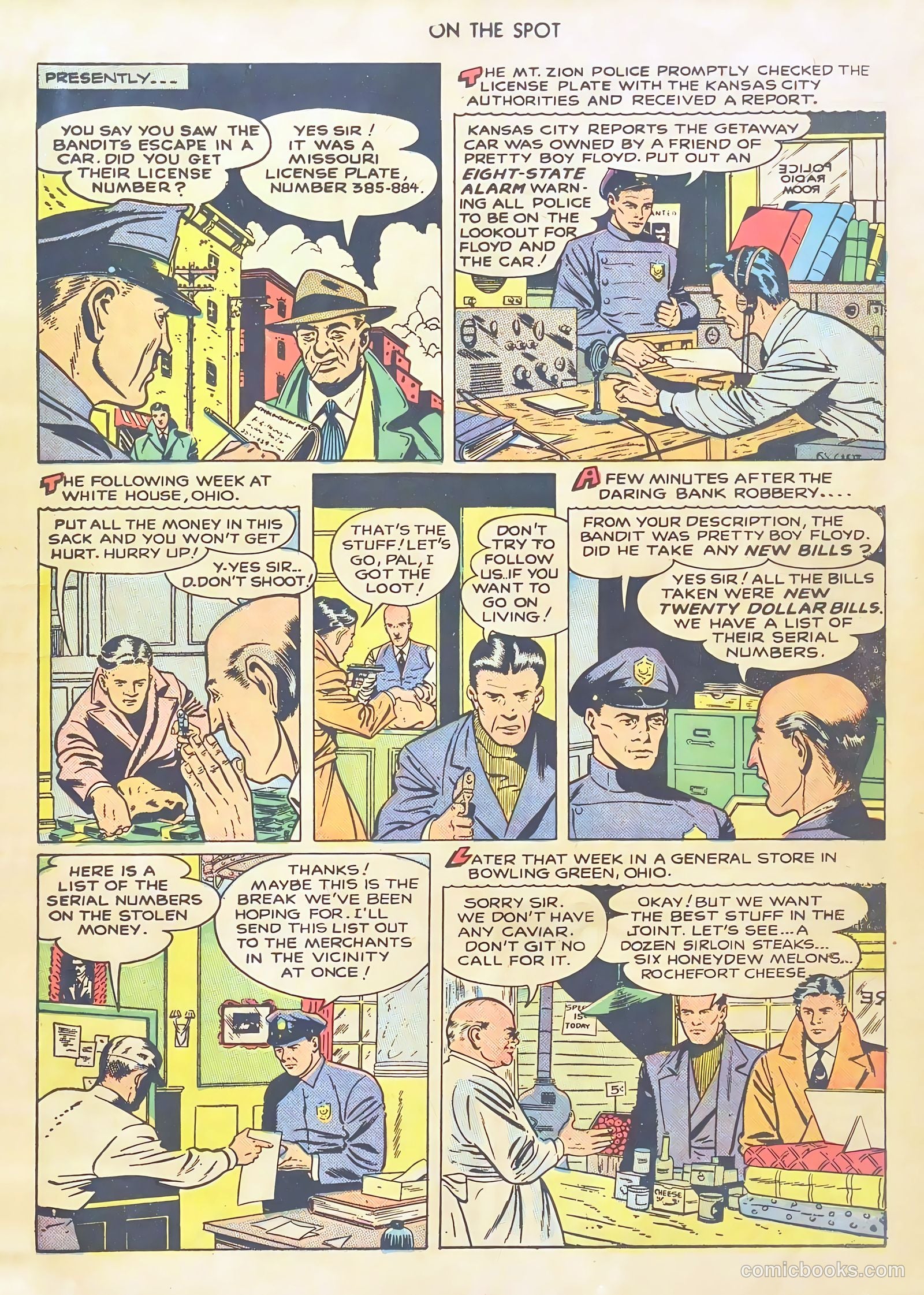 On the Spot #1 (1948) — page 17 of 52