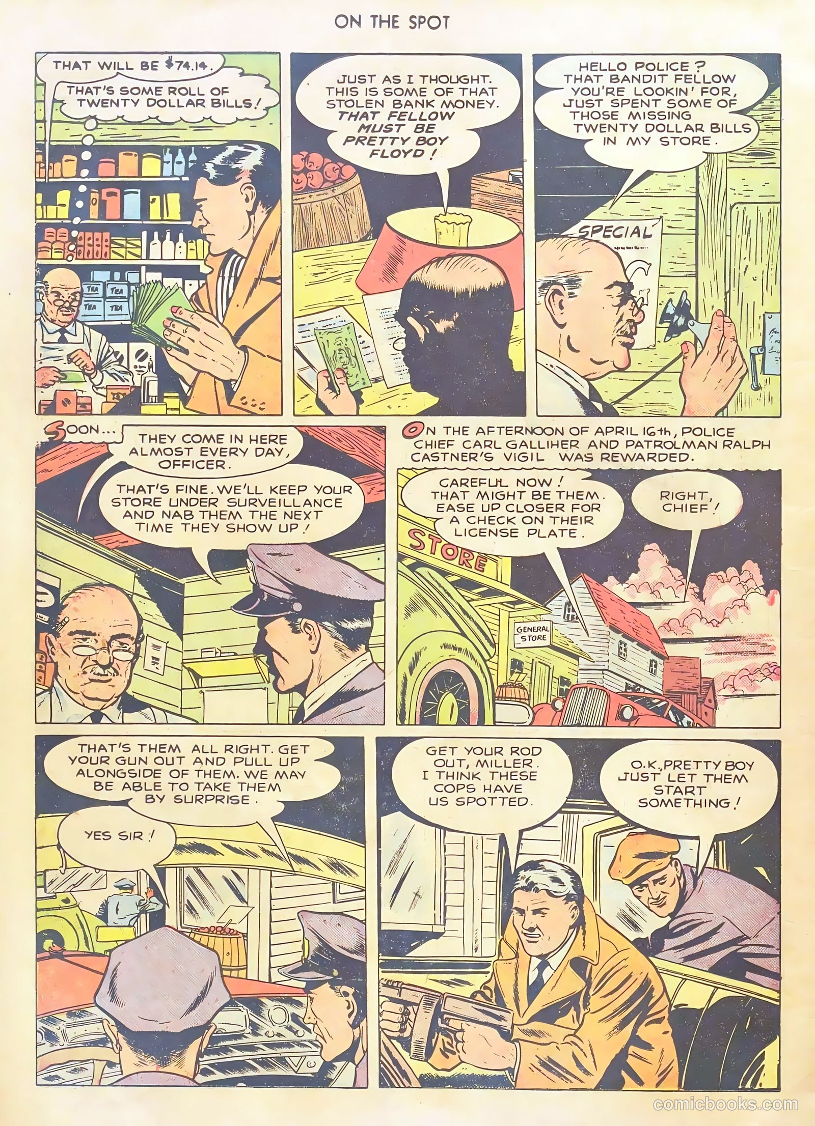 On the Spot #1 (1948) — page 18 of 52