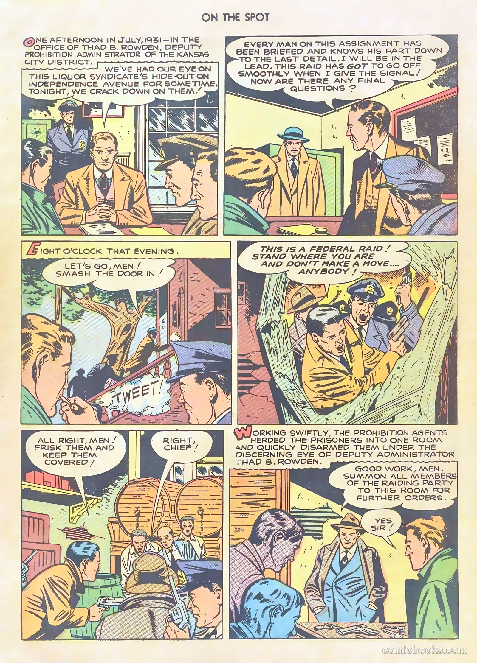 On the Spot #1 (1948) — page 21 of 52