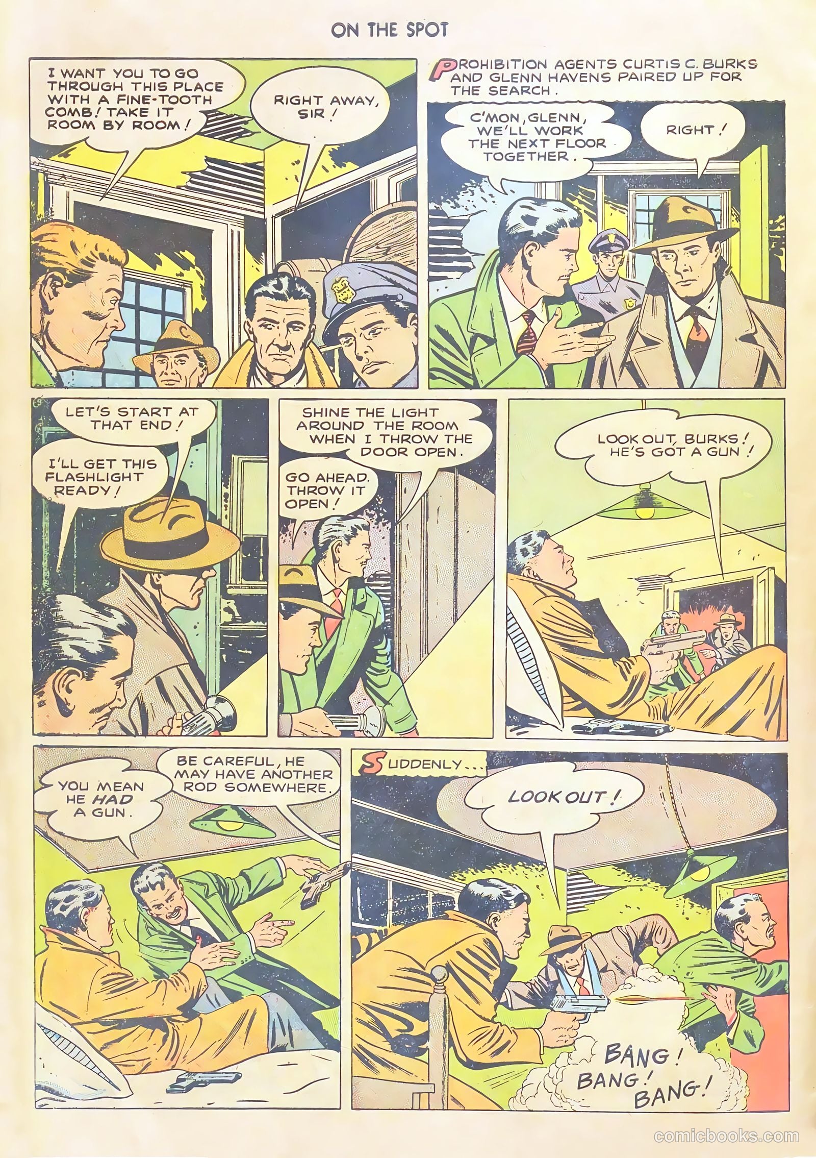 On the Spot #1 (1948) — page 22 of 52