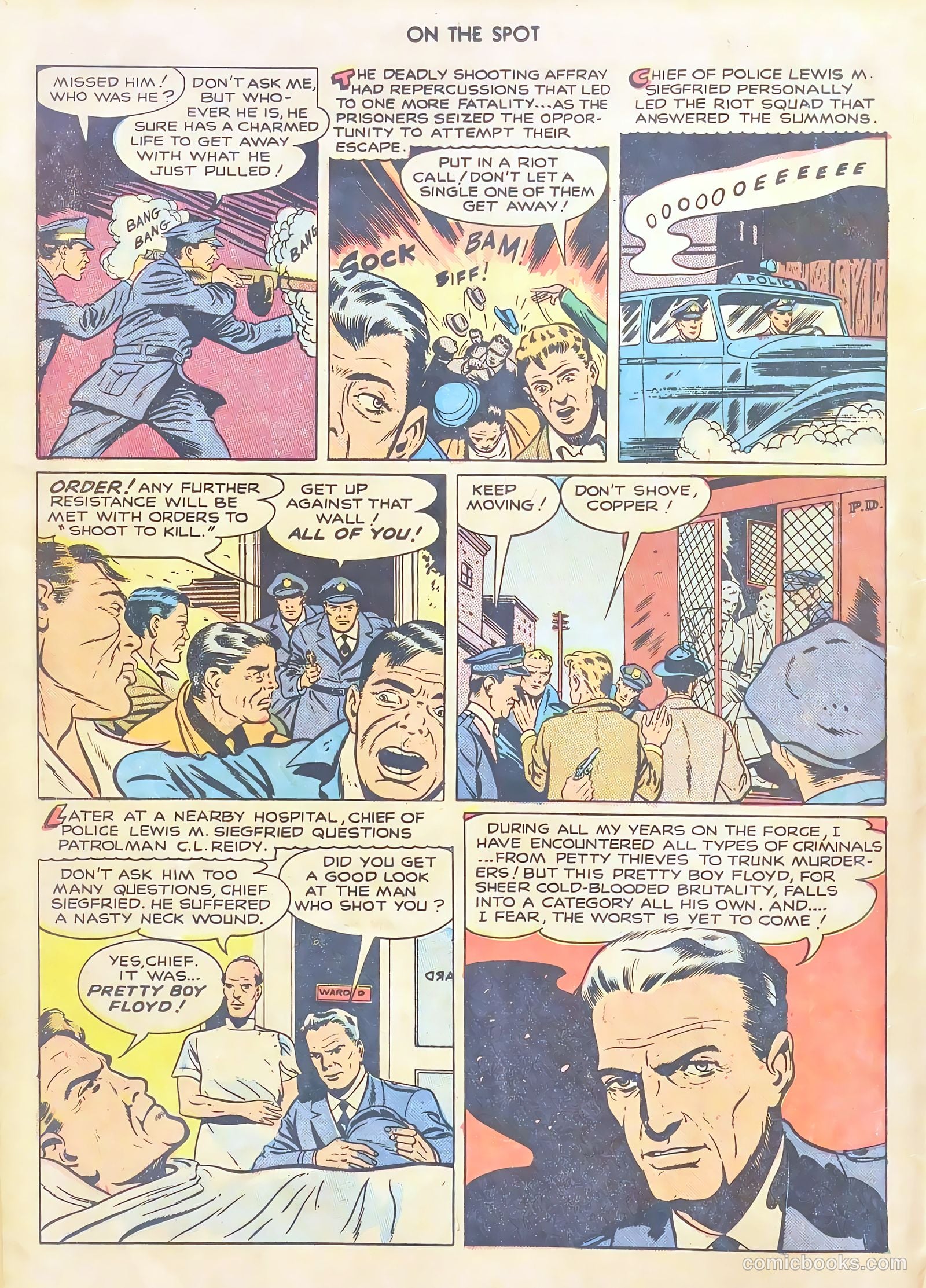 On the Spot #1 (1948) — page 24 of 52